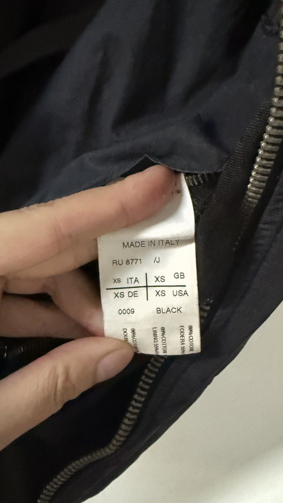 Rick Owens Rick Owens SS11 ‘ANTHEM’ turbo flight bomber Size US XS / EU 42 / 0 - 5 Thumbnail