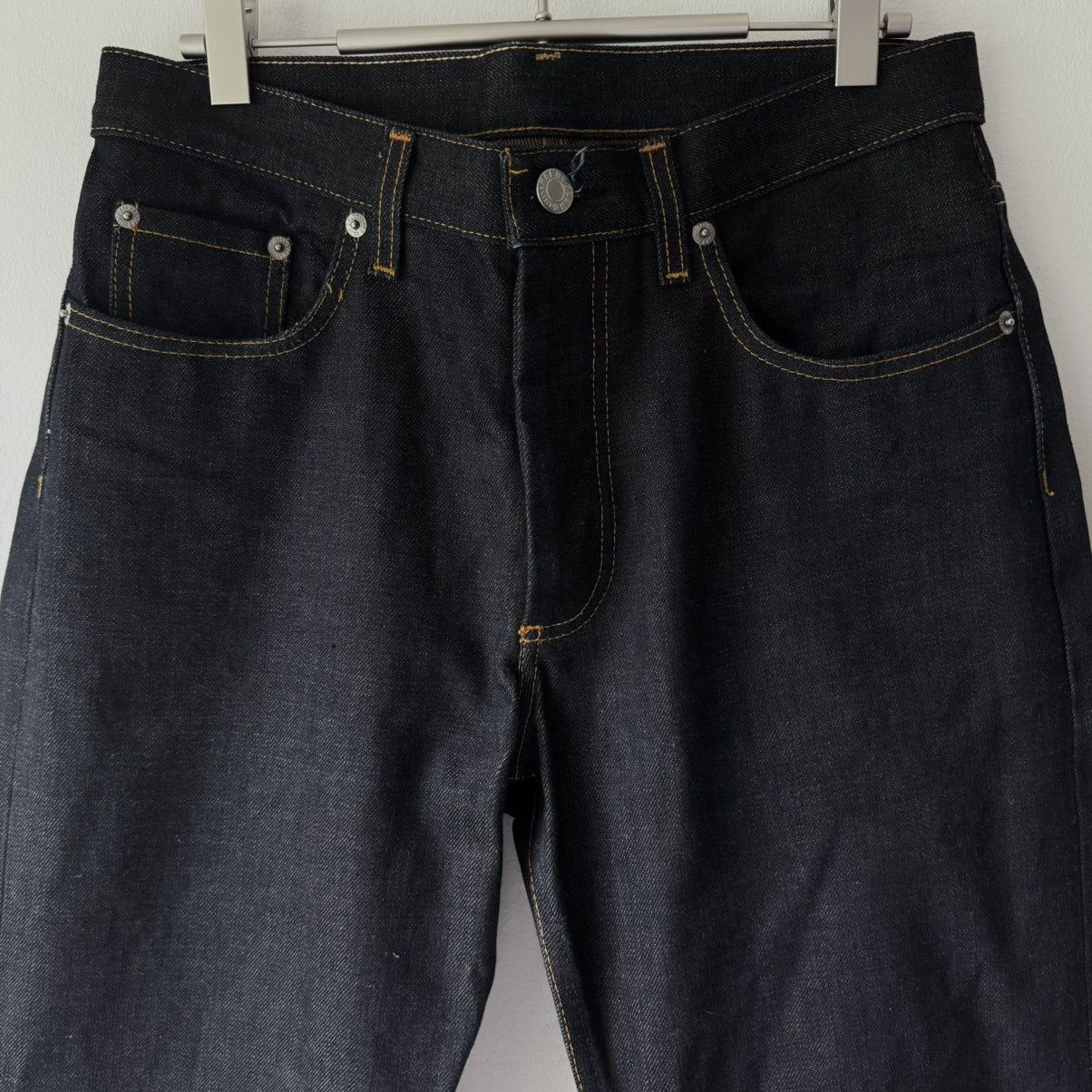 Helmut Lang Helmut Lang 1999 Italian Cut Vintage Burned Denim Size US 29 - 2 Thumbnail