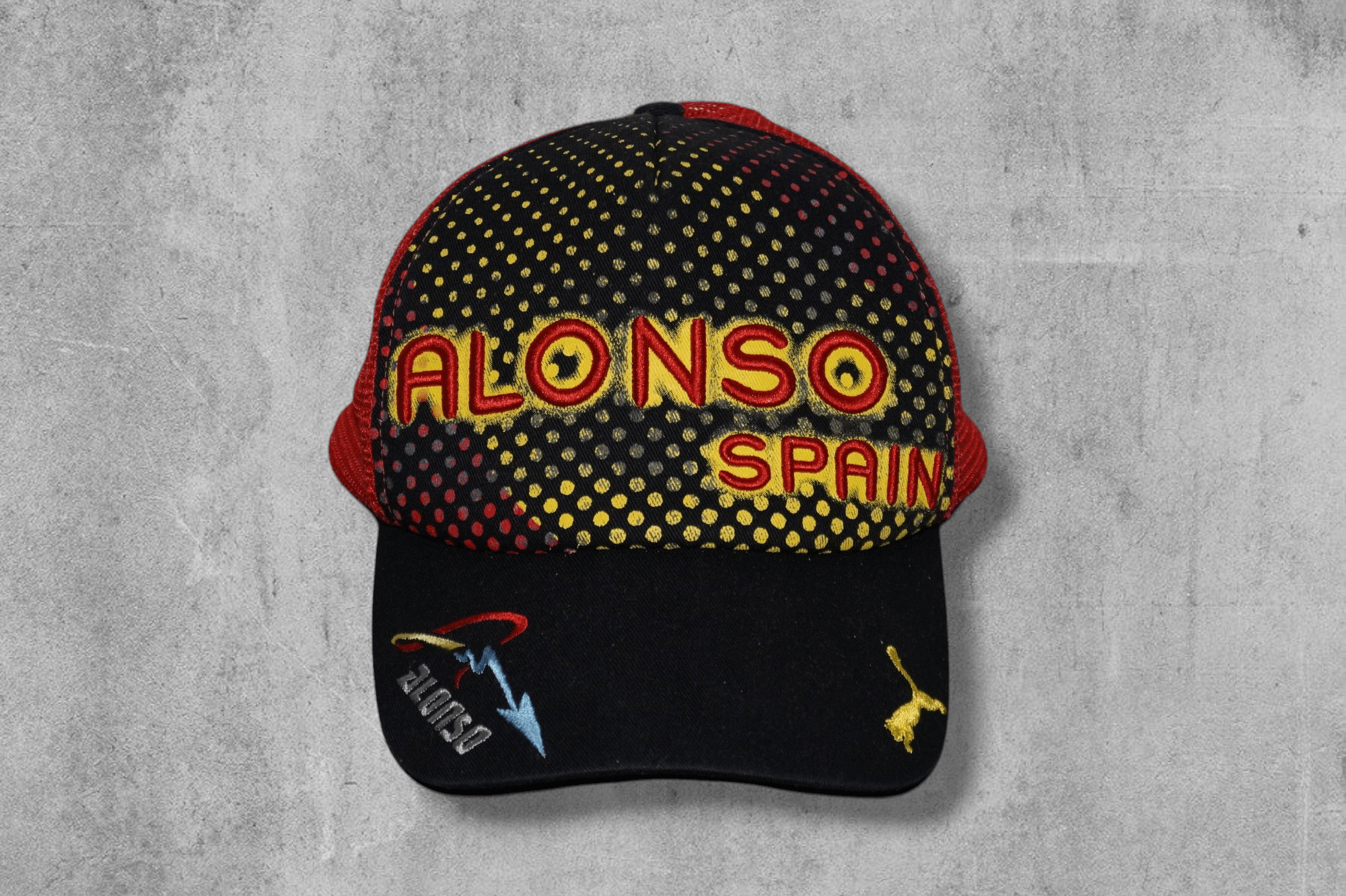 Ferrari VTG Alonso Spain 2011 Ferrari Trucker Cap Puma F1 Scuderia Size ONE SIZE - 3 Thumbnail