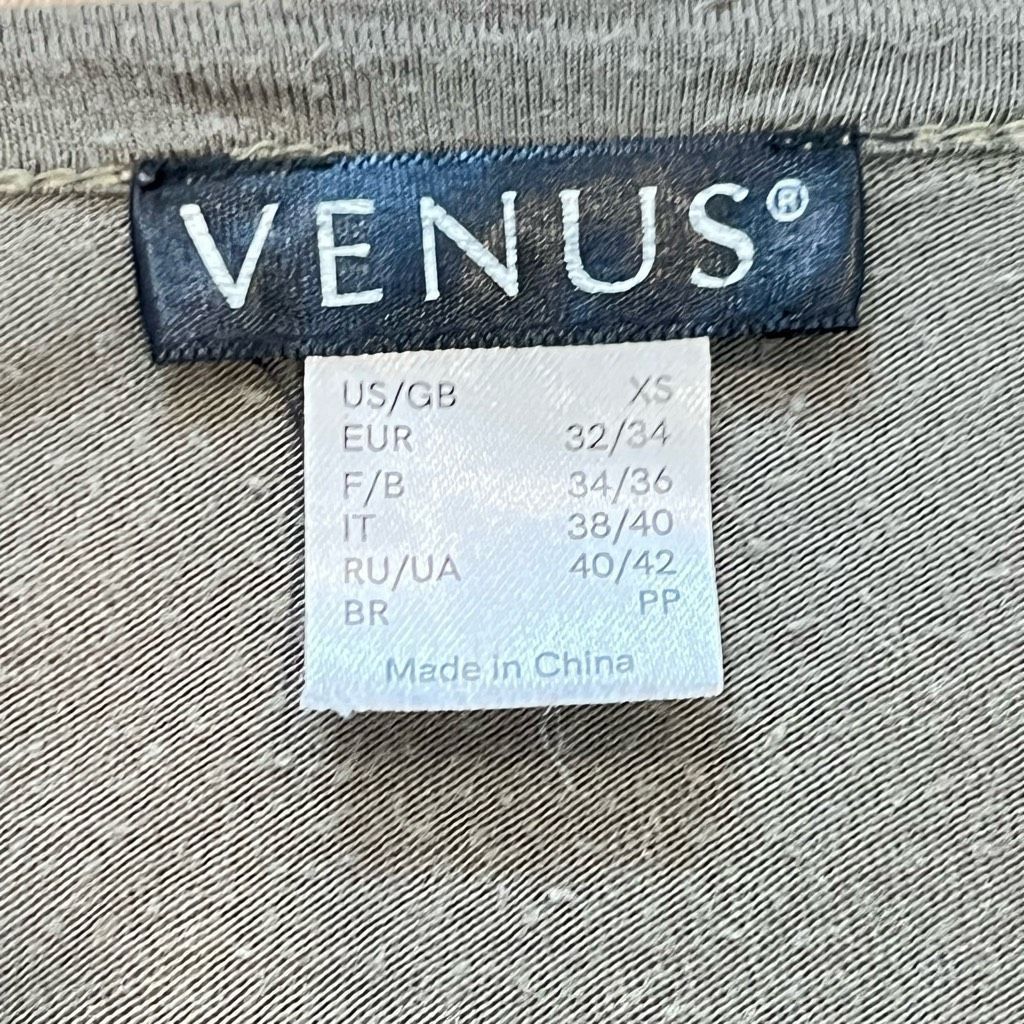 Venus Venus Deconstructed Exposed Contour Seams Long Sleeve Moss G Size XS / US 0-2 / IT 36-38 - 3 Thumbnail