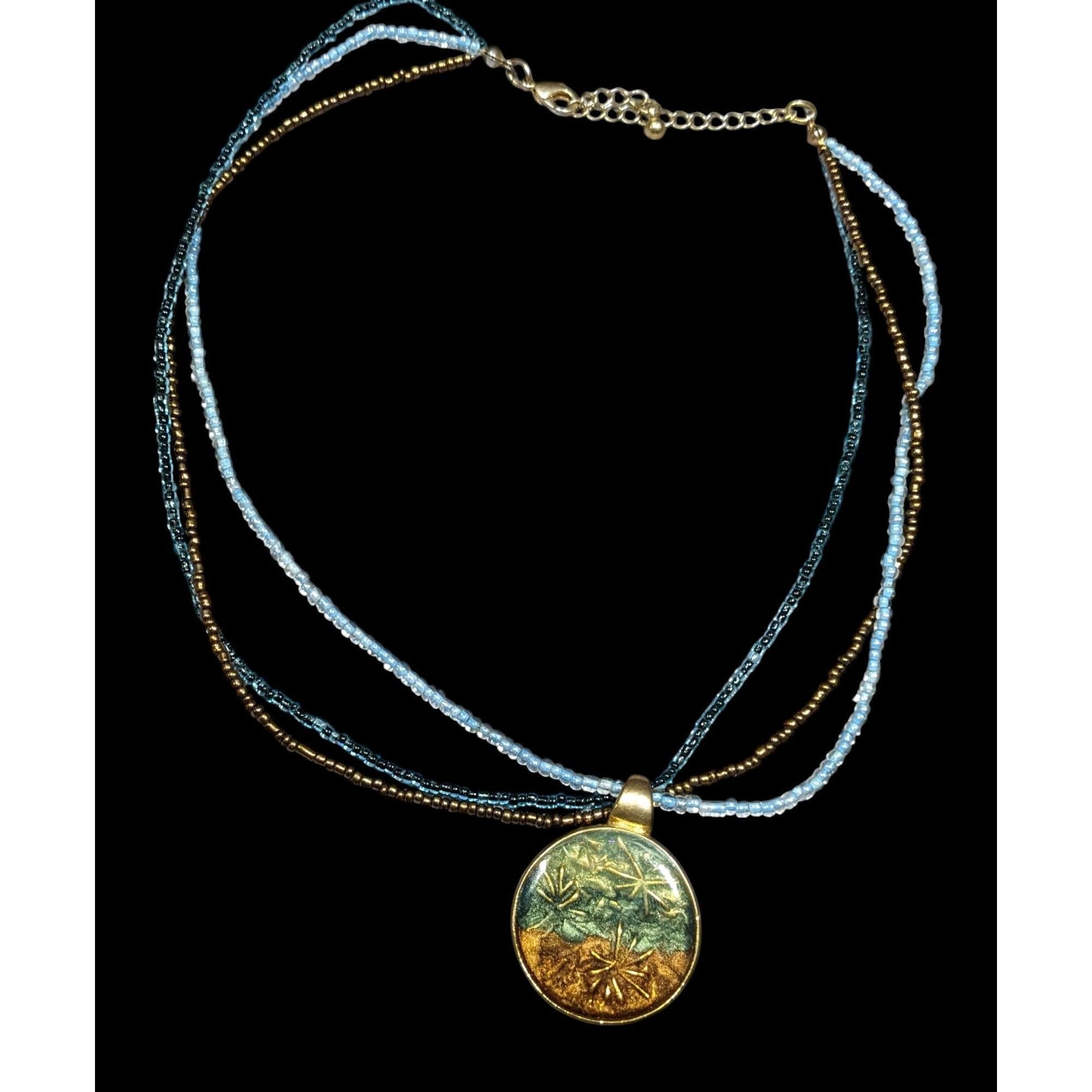 Kenneth Cole Kenneth Cole Fairycore Beaded Floral Pendant Necklace Size ONE SIZE - 1 Thumbnail