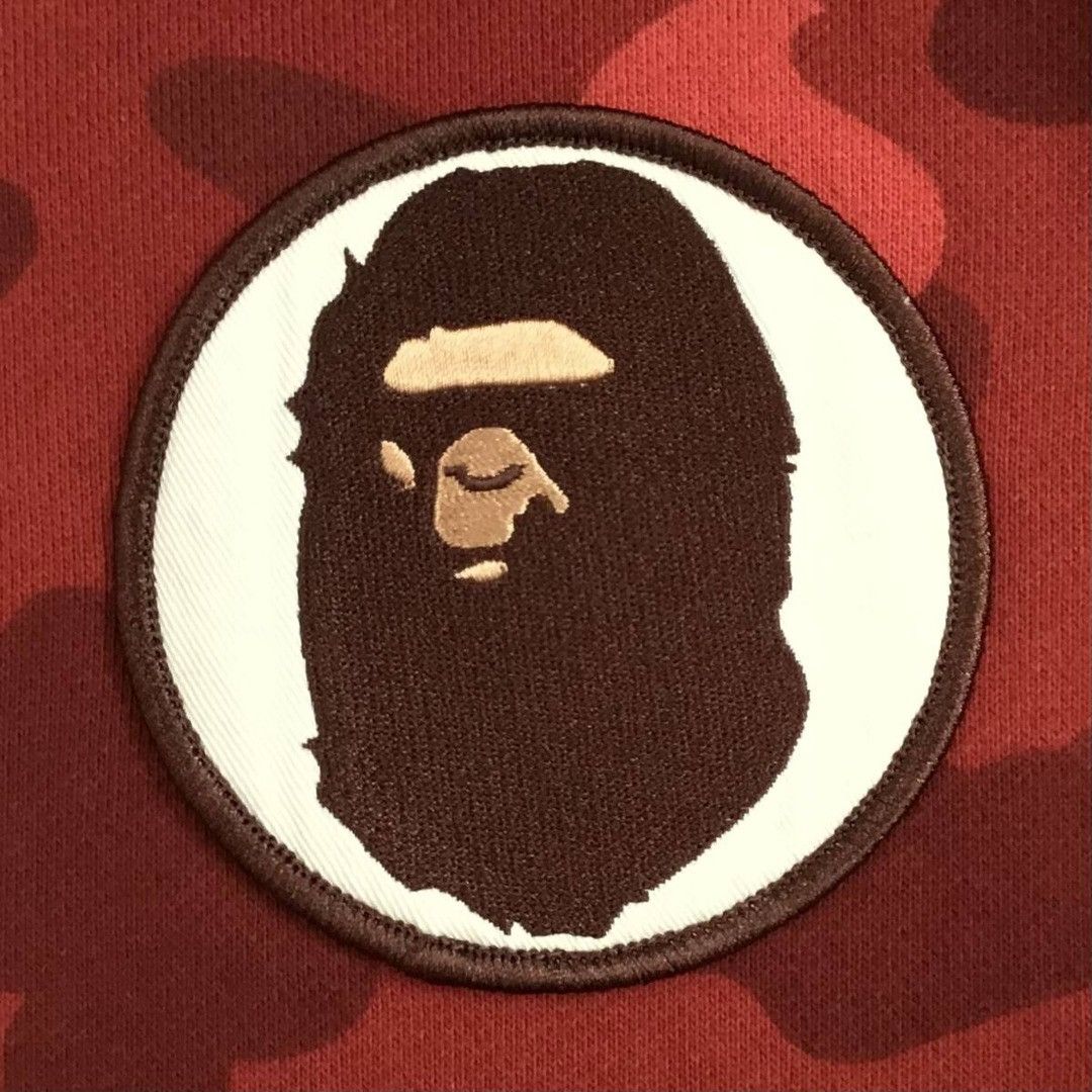 Bape BAPE Red camo full zip hoodie a bathing ape NIGO Size US L / EU 52-54 / 3 - 2 Thumbnail