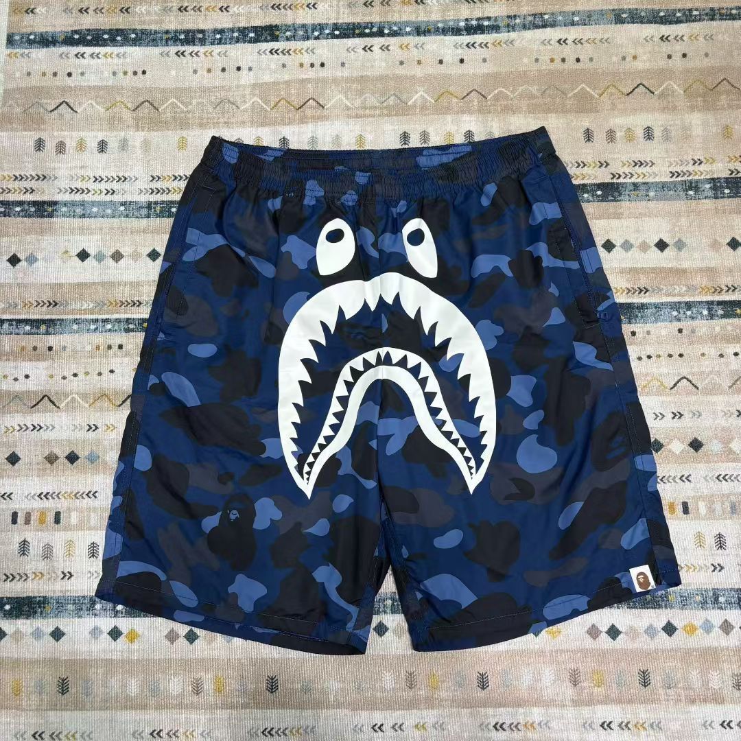 Bape BAPE SHARK CAMO SHORTS Size US 32 / EU 48 - 1 Thumbnail