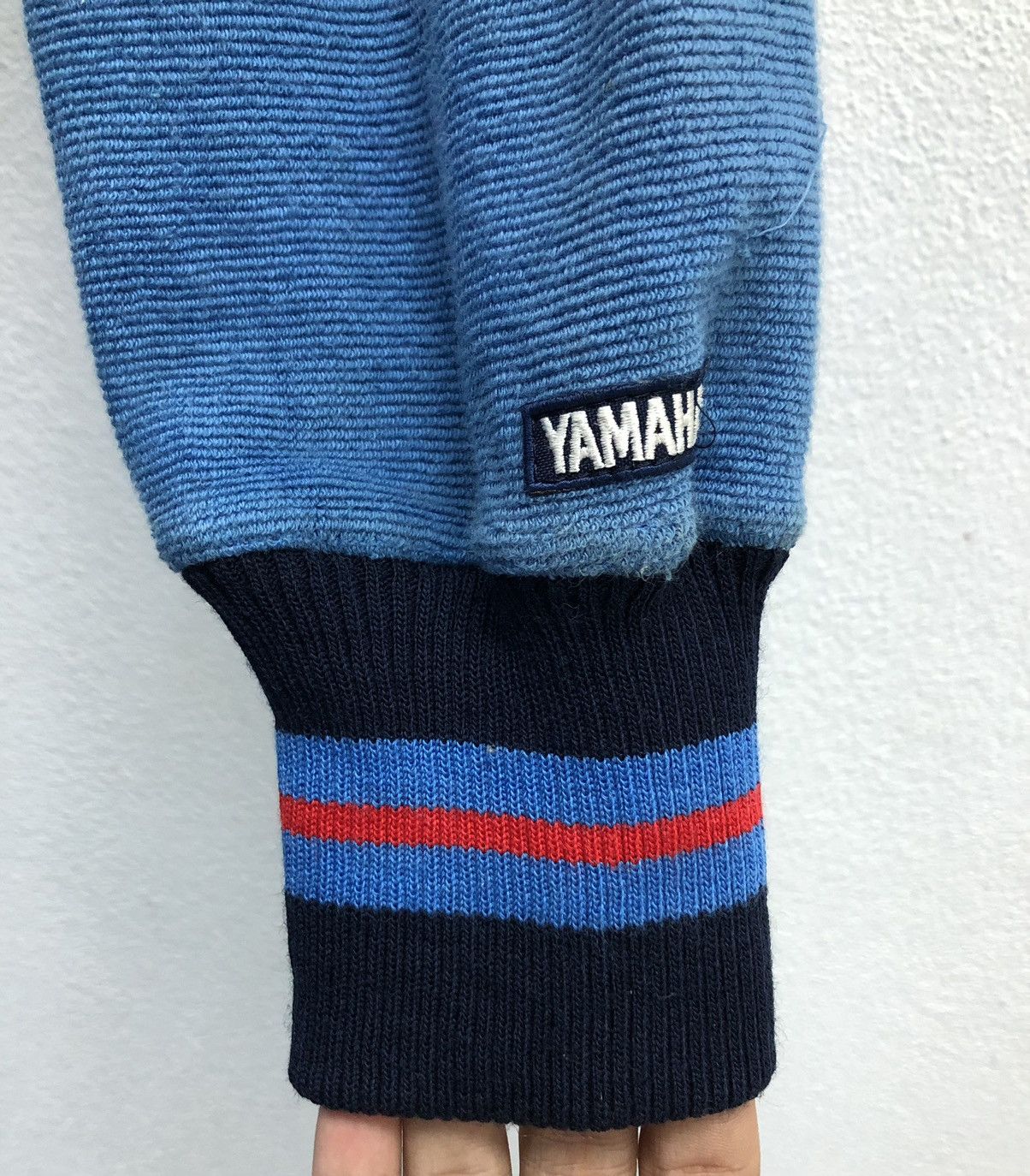 Yamaha Yamaha Sports Zip-Up Jacket Size L Blue Retro Bomber Style Size US L / EU 52-54 / 3 - 10 Thumbnail