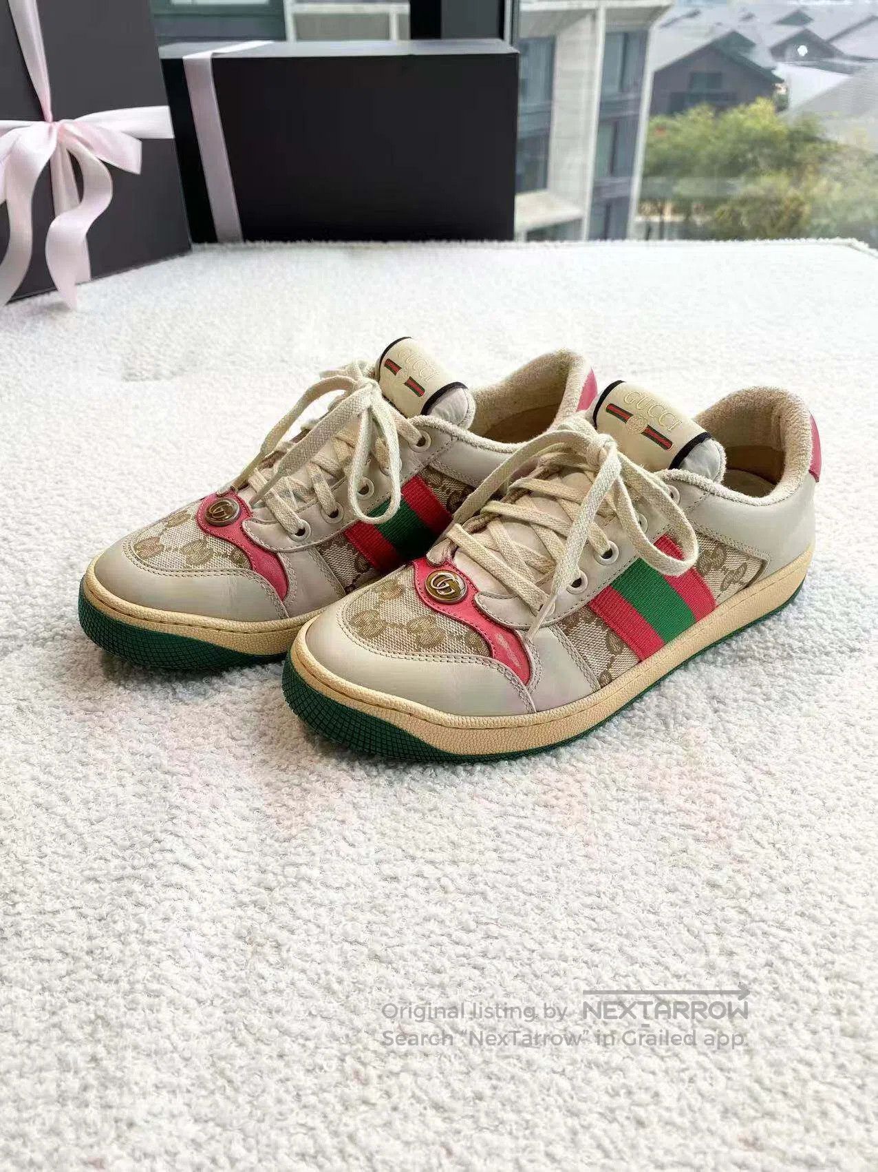 Other Guicci Pink tail dirty shoes| Size US 5.5 / IT 35.5 - 1 Thumbnail