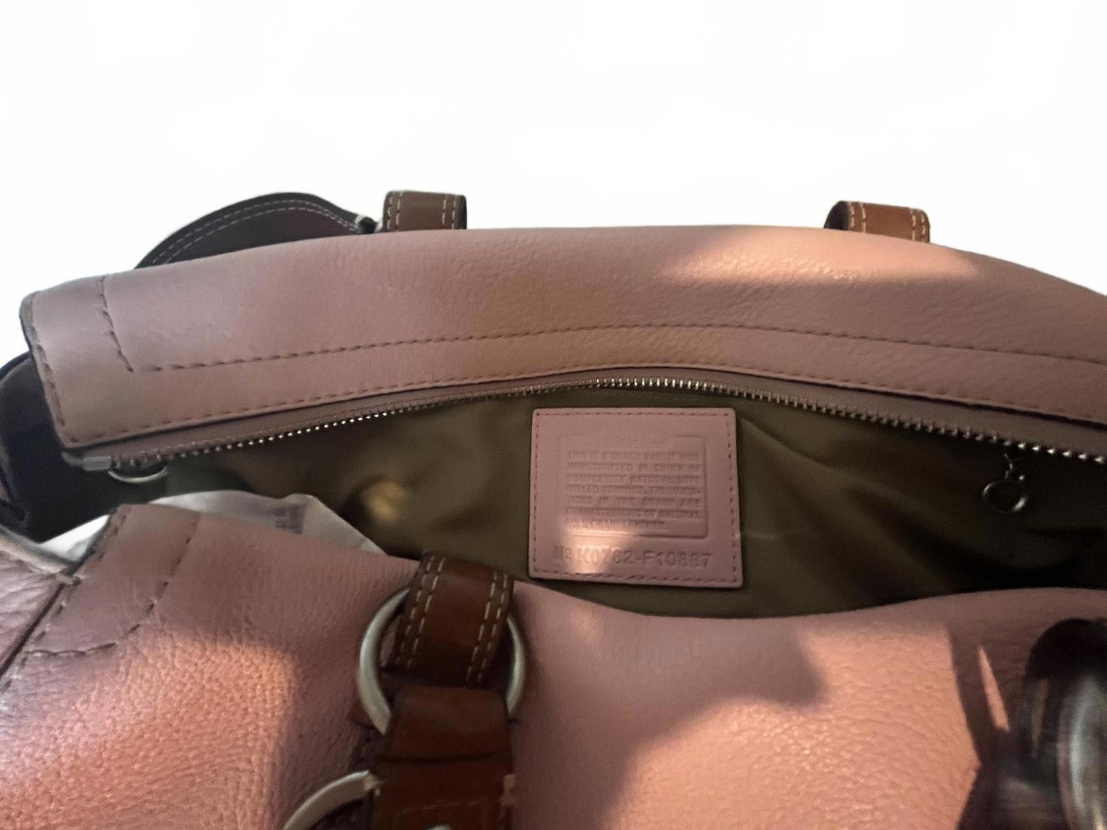 Coach Coach light pink, brown shoulder bag K0782 F10887 Size ONE SIZE - 3 Thumbnail