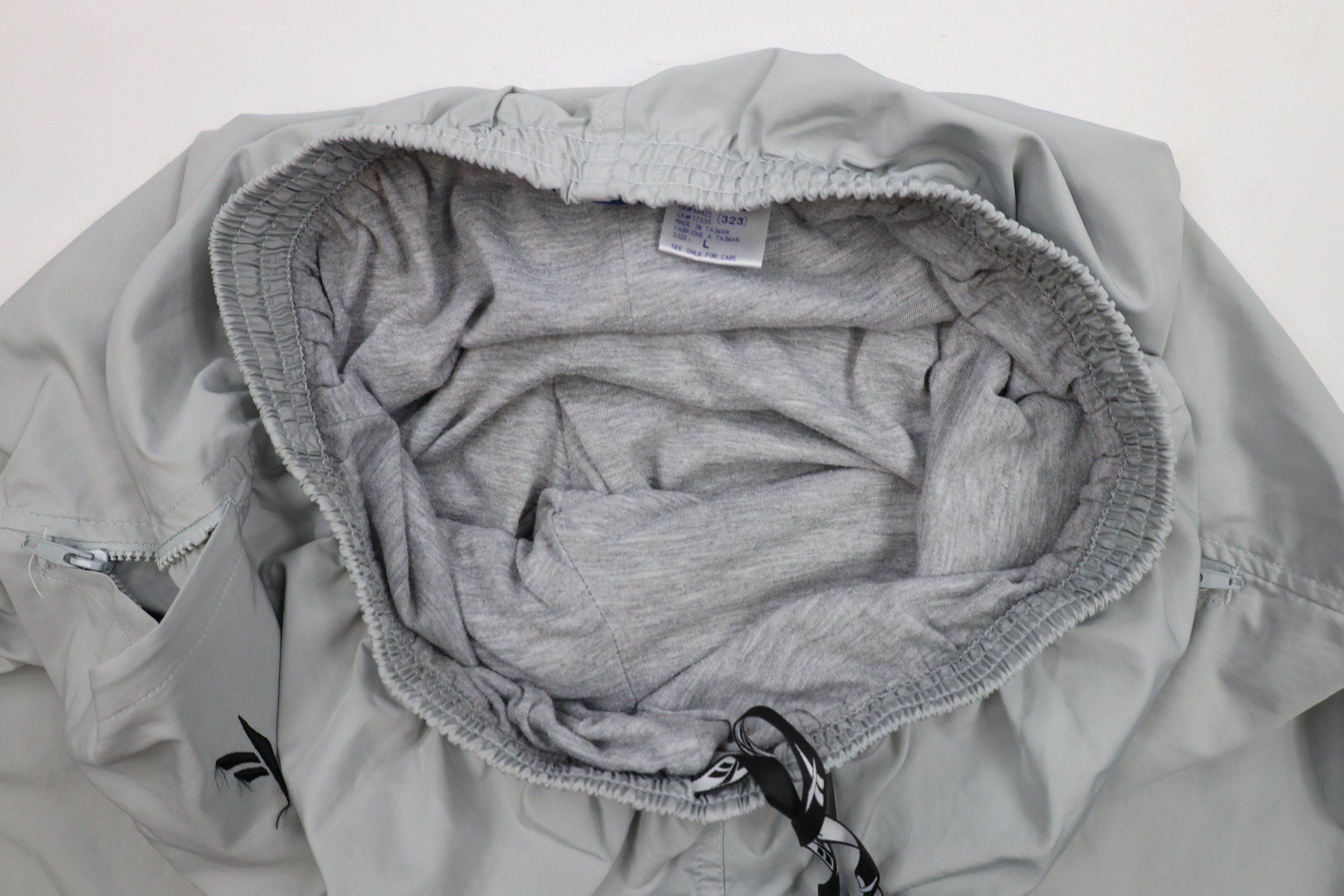 Reebok × Vintage Vintage 90s Reebok Logo Lined Windbreaker Joggers Pants Gray Size US 36 / EU 52 - 11 Thumbnail
