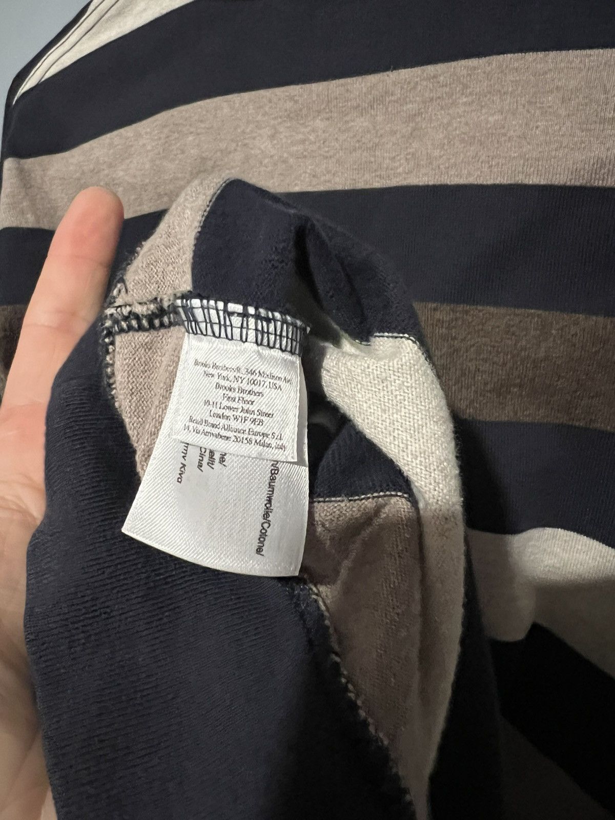 Brooks Brothers Brooks Brothers “346” Mens 1/4 Zip Pullover Size M Stripped Size US M / EU 48-50 / 2 - 7 Thumbnail