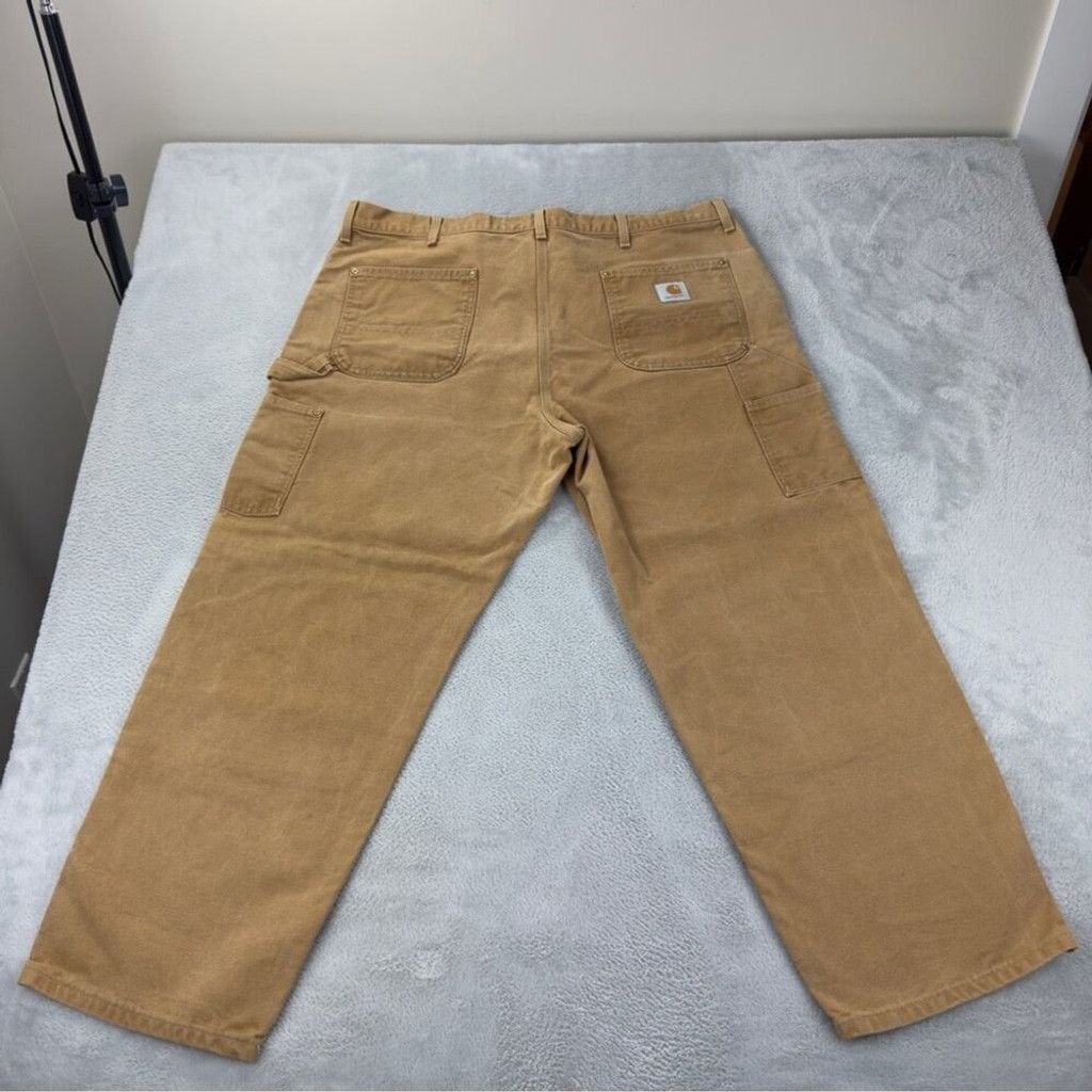 Carhartt Vintage Carhartt Men's Size 42x27 B01 BRN Tan Double Knee Pa Size US 30 / EU 46 - 4 Thumbnail