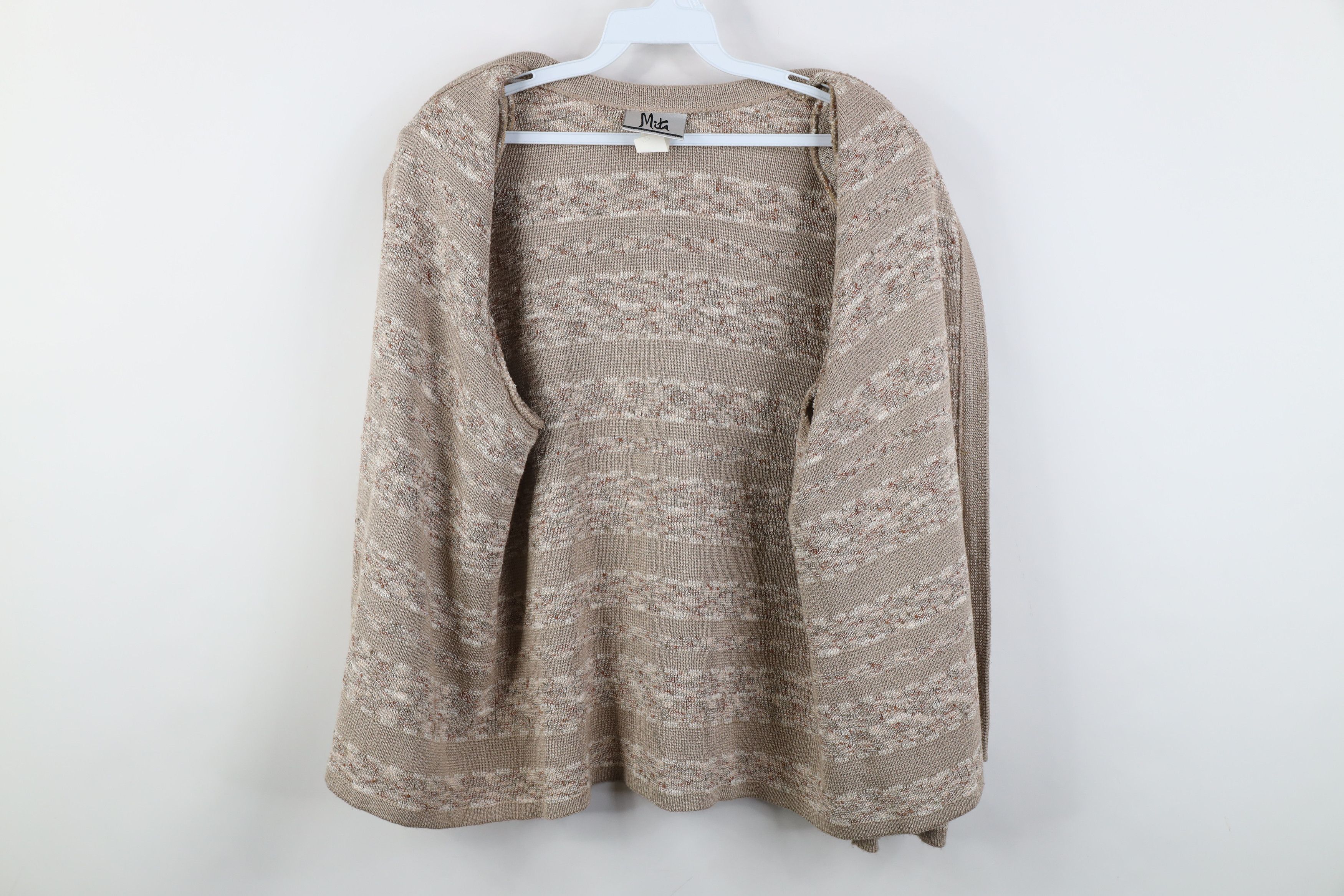 Vintage Vintage 90s Streetwear Fleck Top Button Cardigan Sweater USA Size XL / US 12-14 / IT 48-50 - 8 Thumbnail