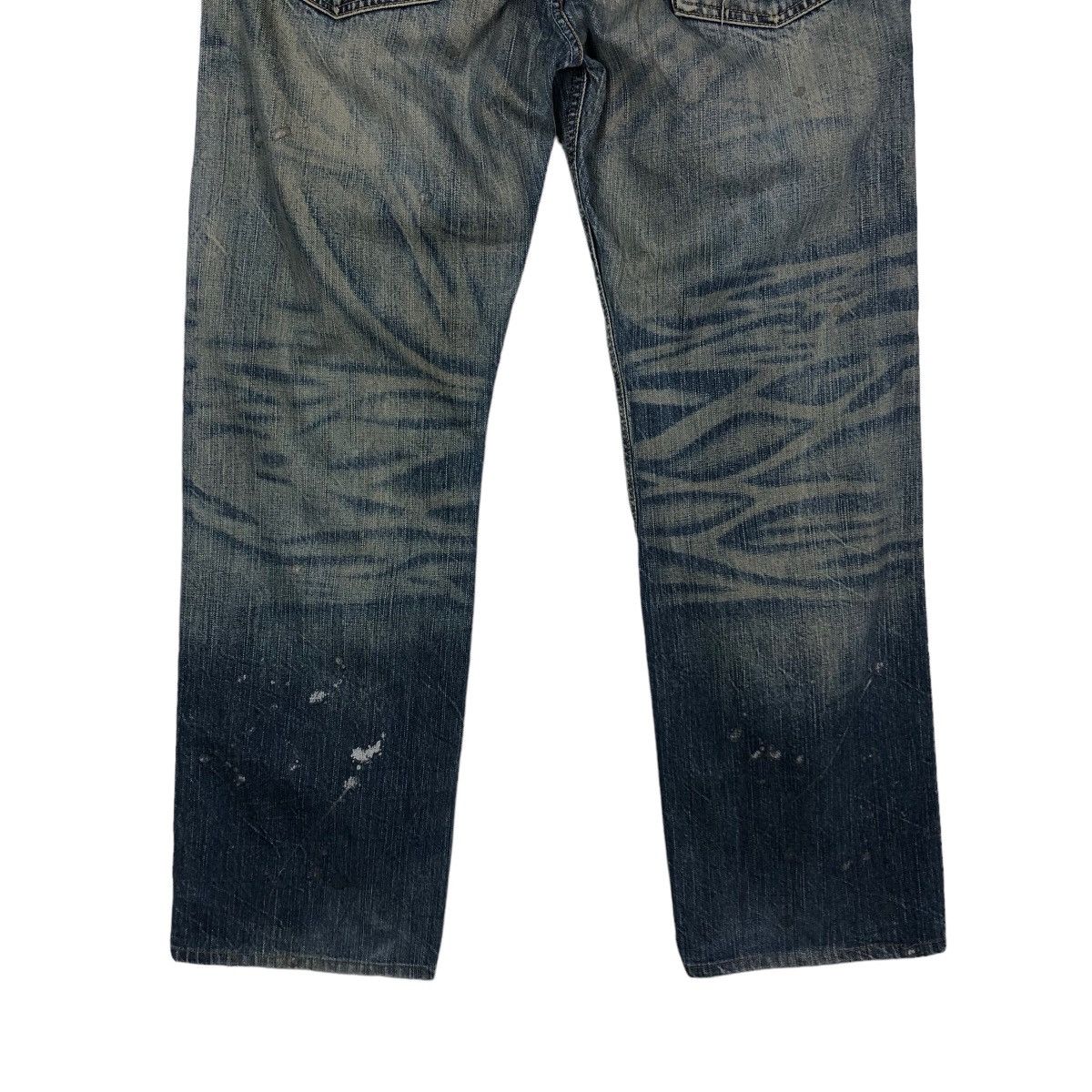 Japanese Brand 🔥Rusty Holes Punk Denim Biker Denim Craft Japan Made Size US 34 / EU 50 - 11 Thumbnail