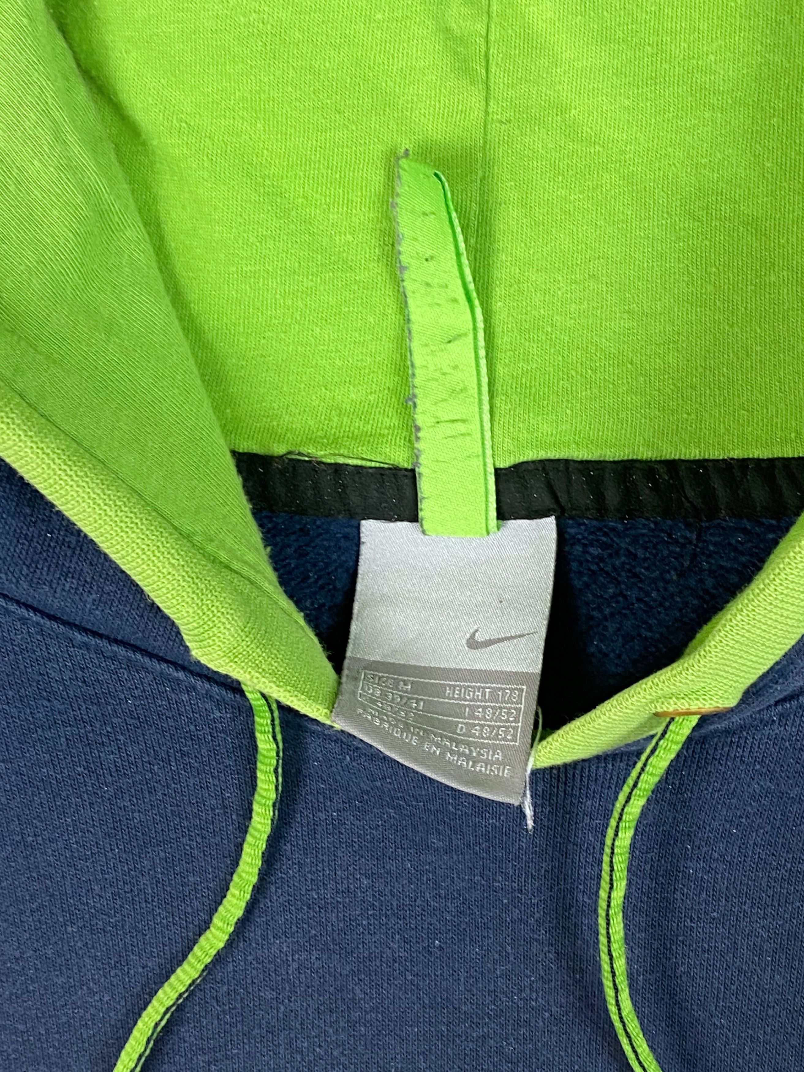 Nike Vintage NIKE AIR Navy Big Logo Hoodie M764 Size US L / EU 52-54 / 3 - 5 Thumbnail