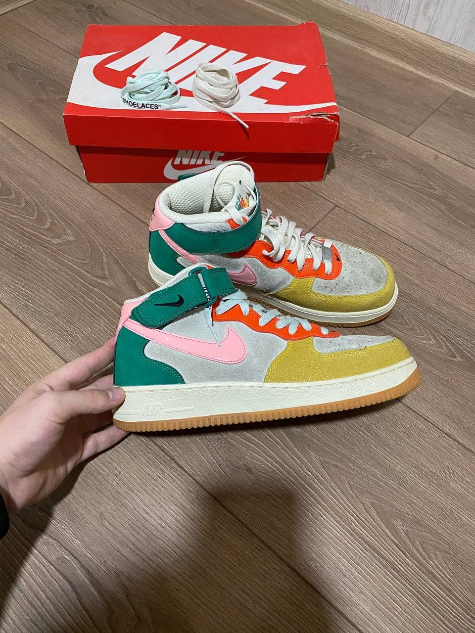Nike glamour Nike Air Force 1 Mid NH Shoes Coconut Size US 8.5 / EU 41-42 - 5 Thumbnail