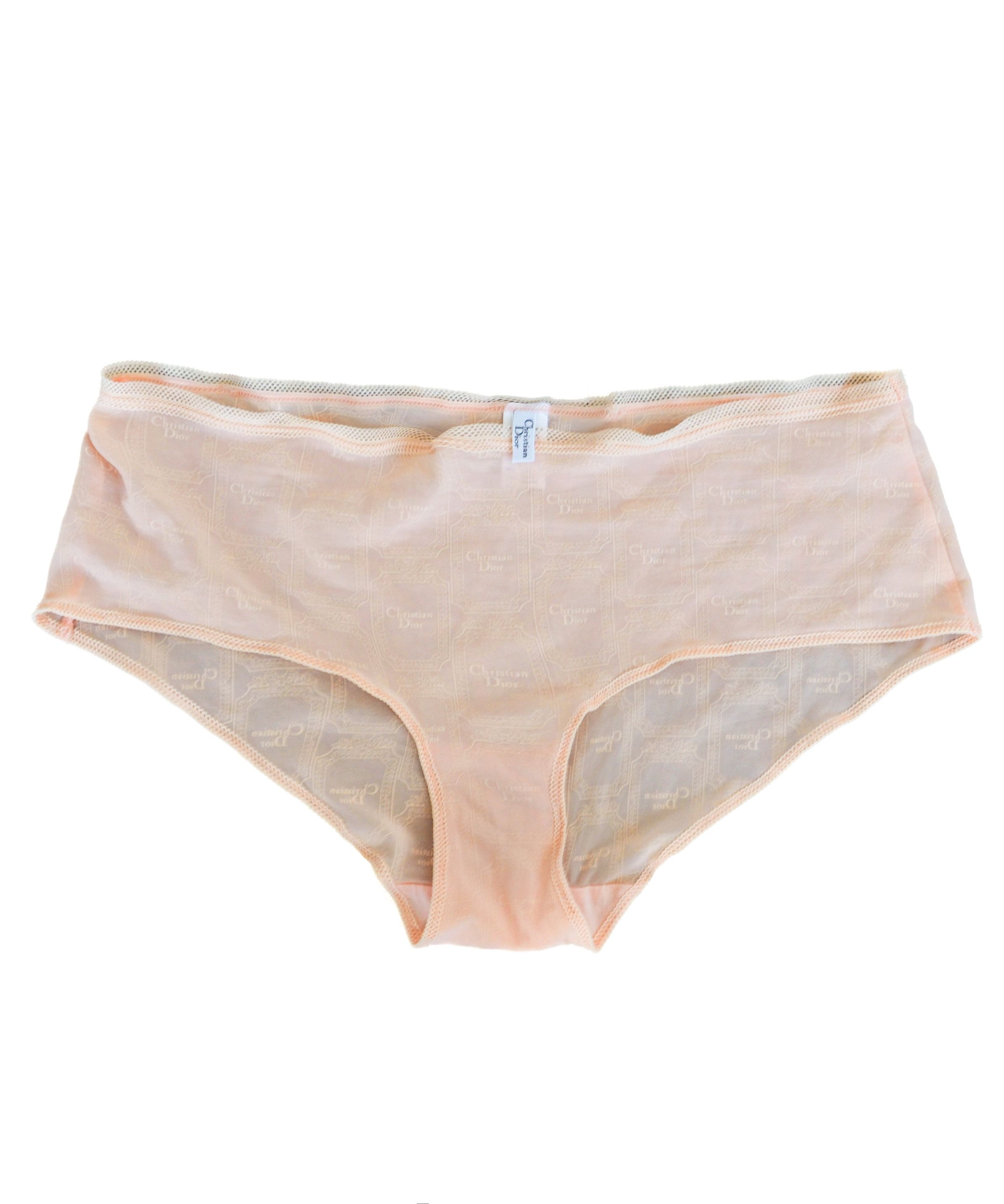 Dior DIOR Underwear CD Monogram Logo Vintage Bikini Peach Size ONE SIZE - 2 Thumbnail