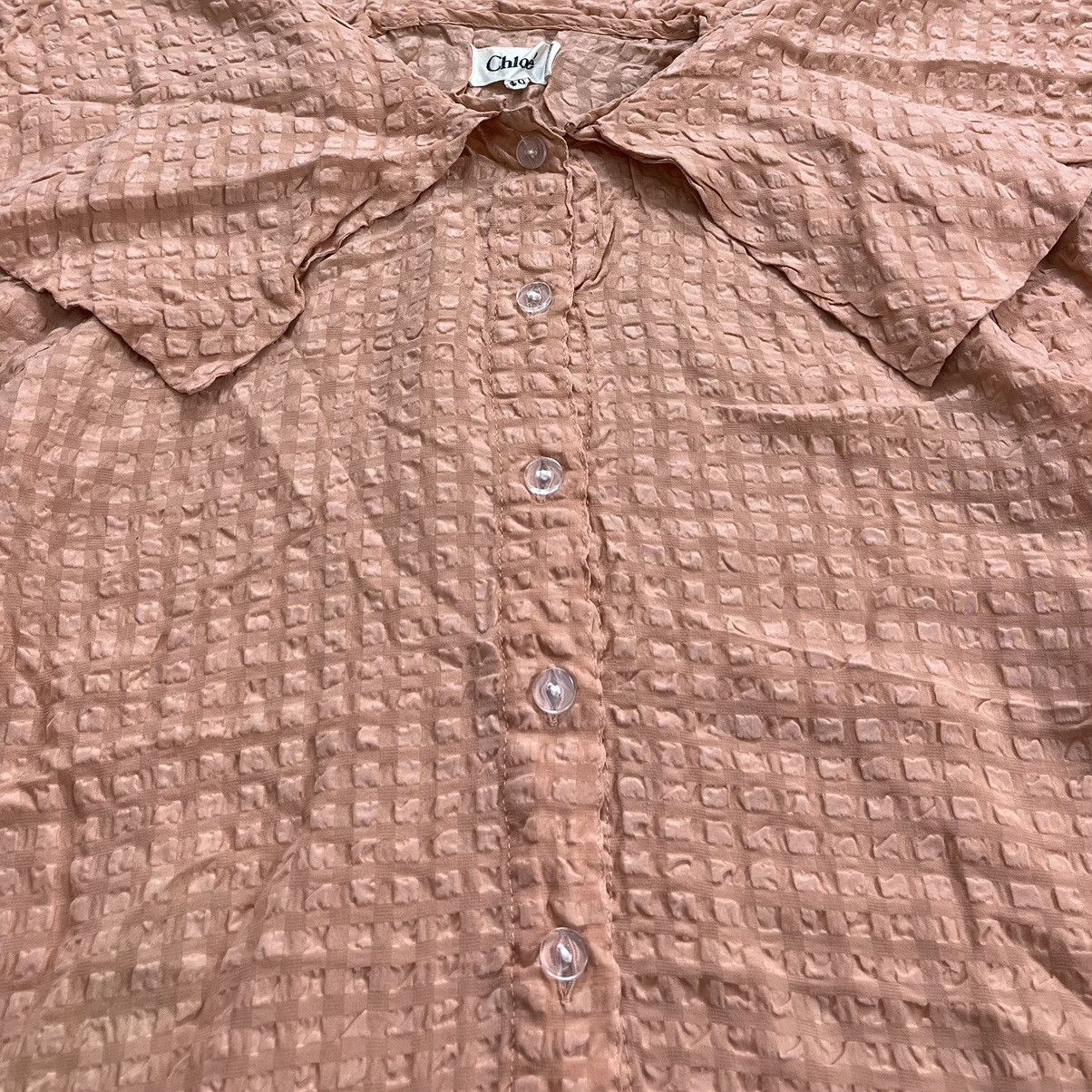 Chloe 1990s Vintage Chloe Japanese Designer Blouse Top Size S / US 4 / IT 40 - 7 Thumbnail