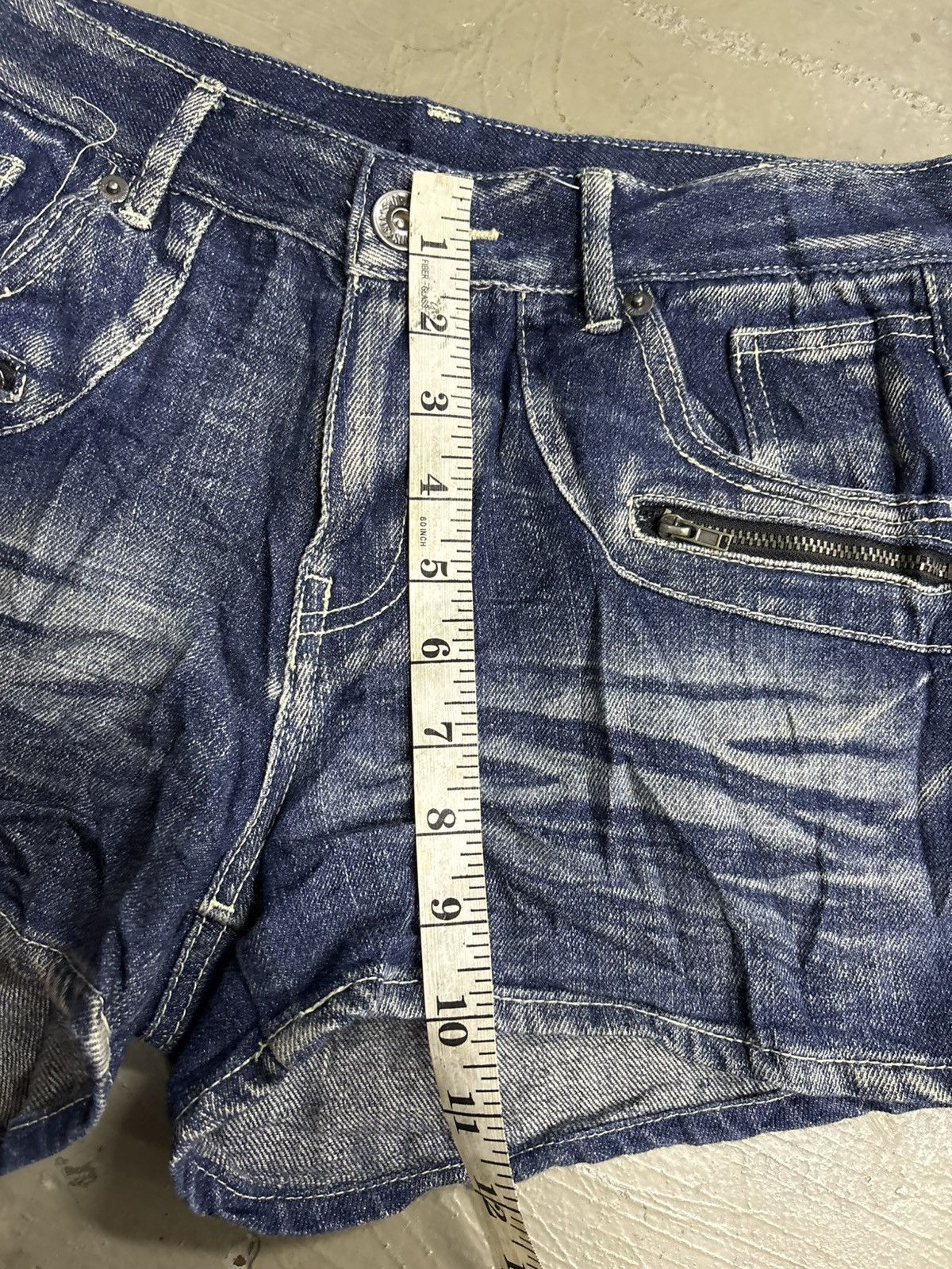 If Six Was Nine RNA H Naoto Acid Wash Japanese brand Denim shorts Size 30" / US 8 / IT 44 - 14 Thumbnail