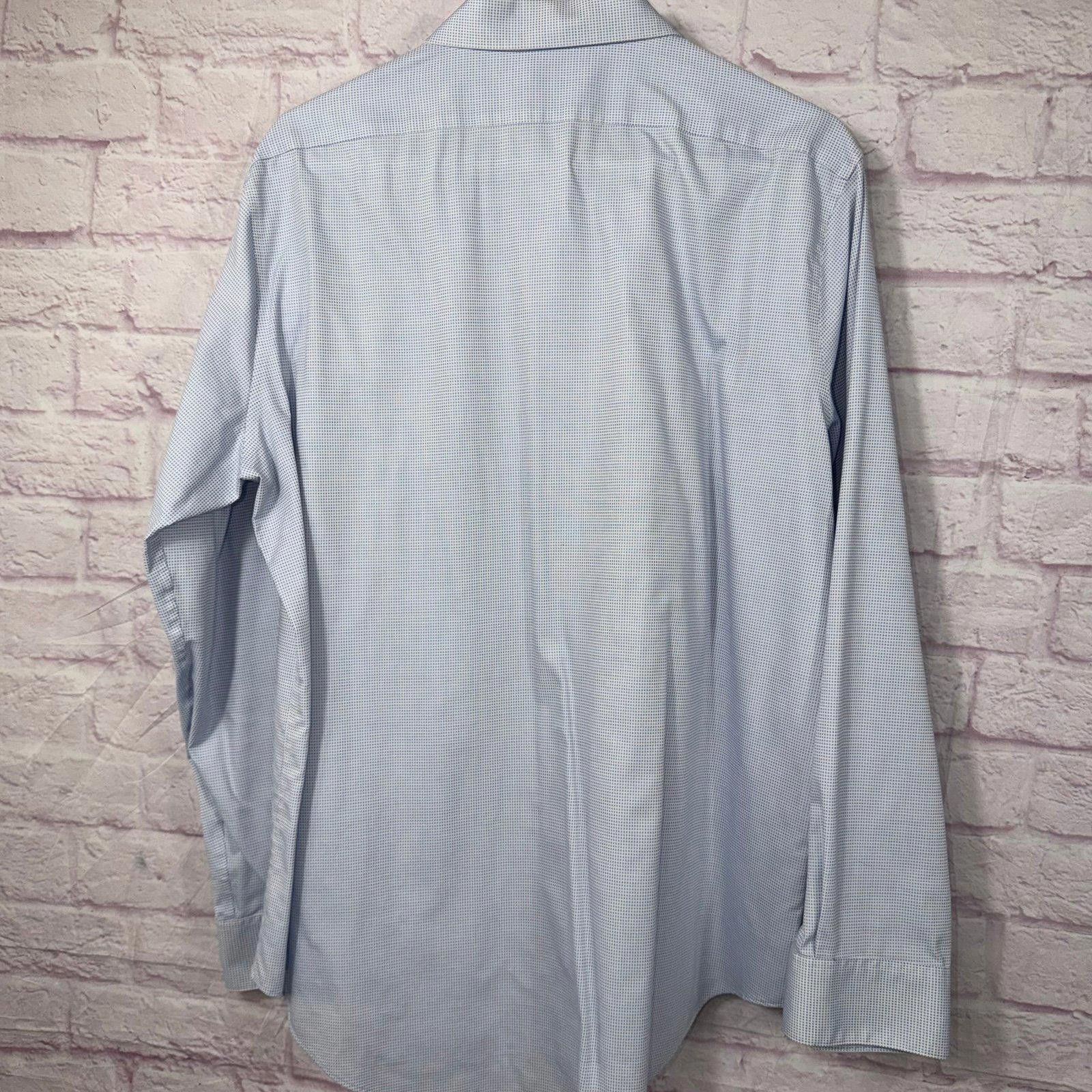 Calvin Klein Calvin Klein Infinite Non-Iron Slim Fit Dress Shirt 17 34/35 Size 44R - 7 Thumbnail