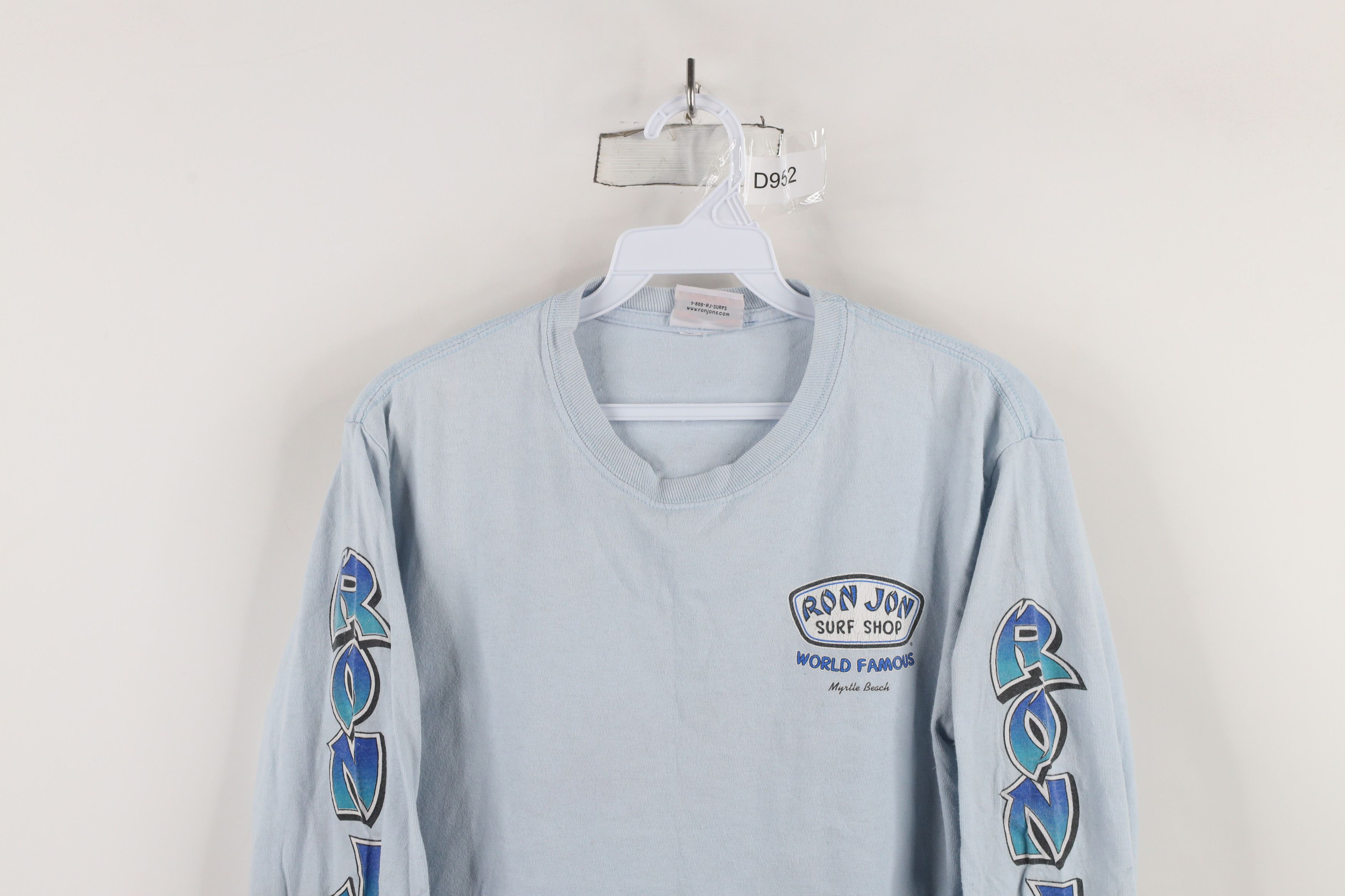 Vintage Vintage Ron Jon Surf Shop Spell Out Long Sleeve T-Shirt Size US S / EU 44-46 / 1 - 2 Thumbnail