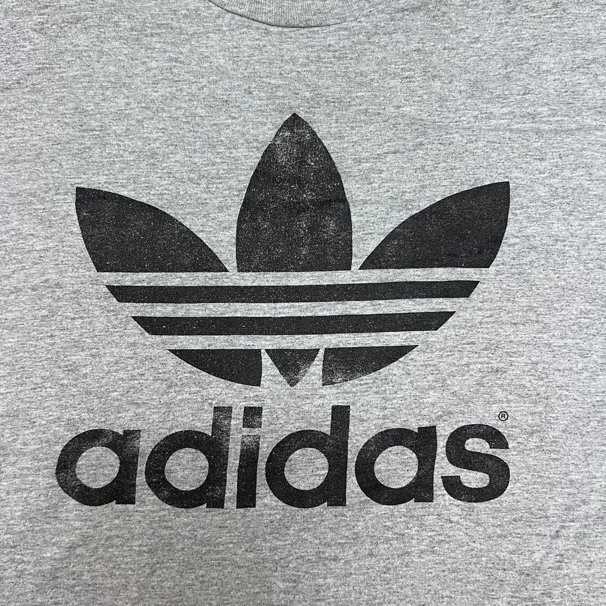 Vintage Vintage 90s Adidas Baggy Tshirt Big Logo Size US XL / EU 56 / 4 - 5 Thumbnail