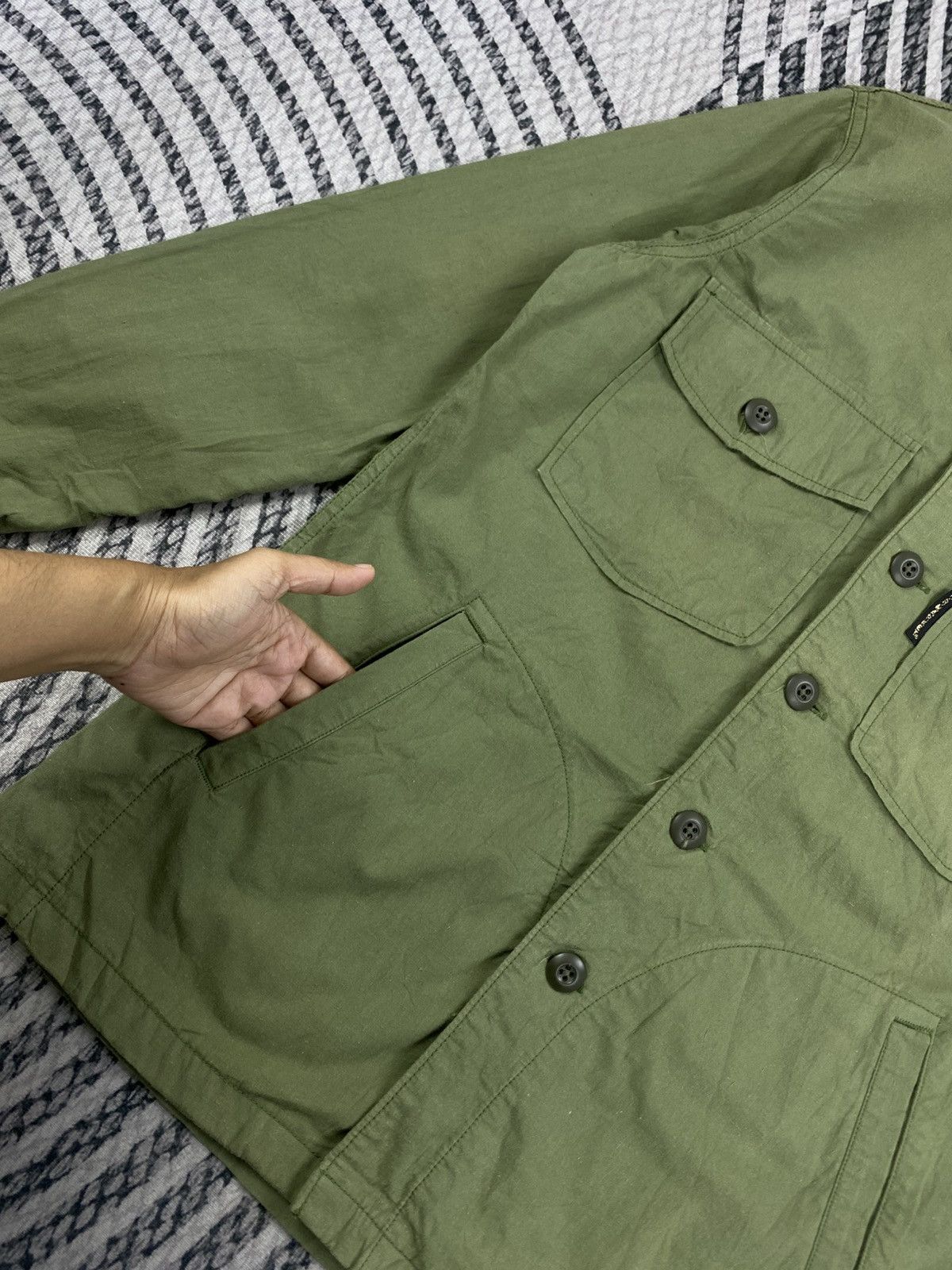 Blue Blue Japan Blue Blue Japan HR Market Army Green Style Button Up Shirt Size US M / EU 48-50 / 2 - 7 Thumbnail