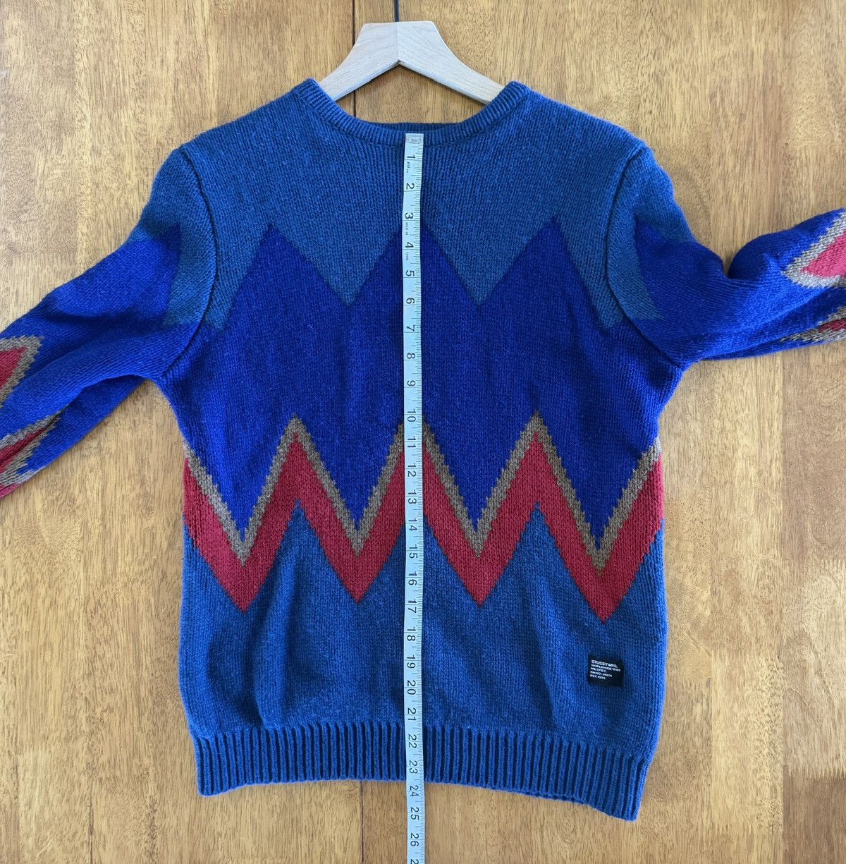 Stussy Stussy Lambswool Zig Zag Sweater Size US S / EU 44-46 / 1 - 7 Thumbnail