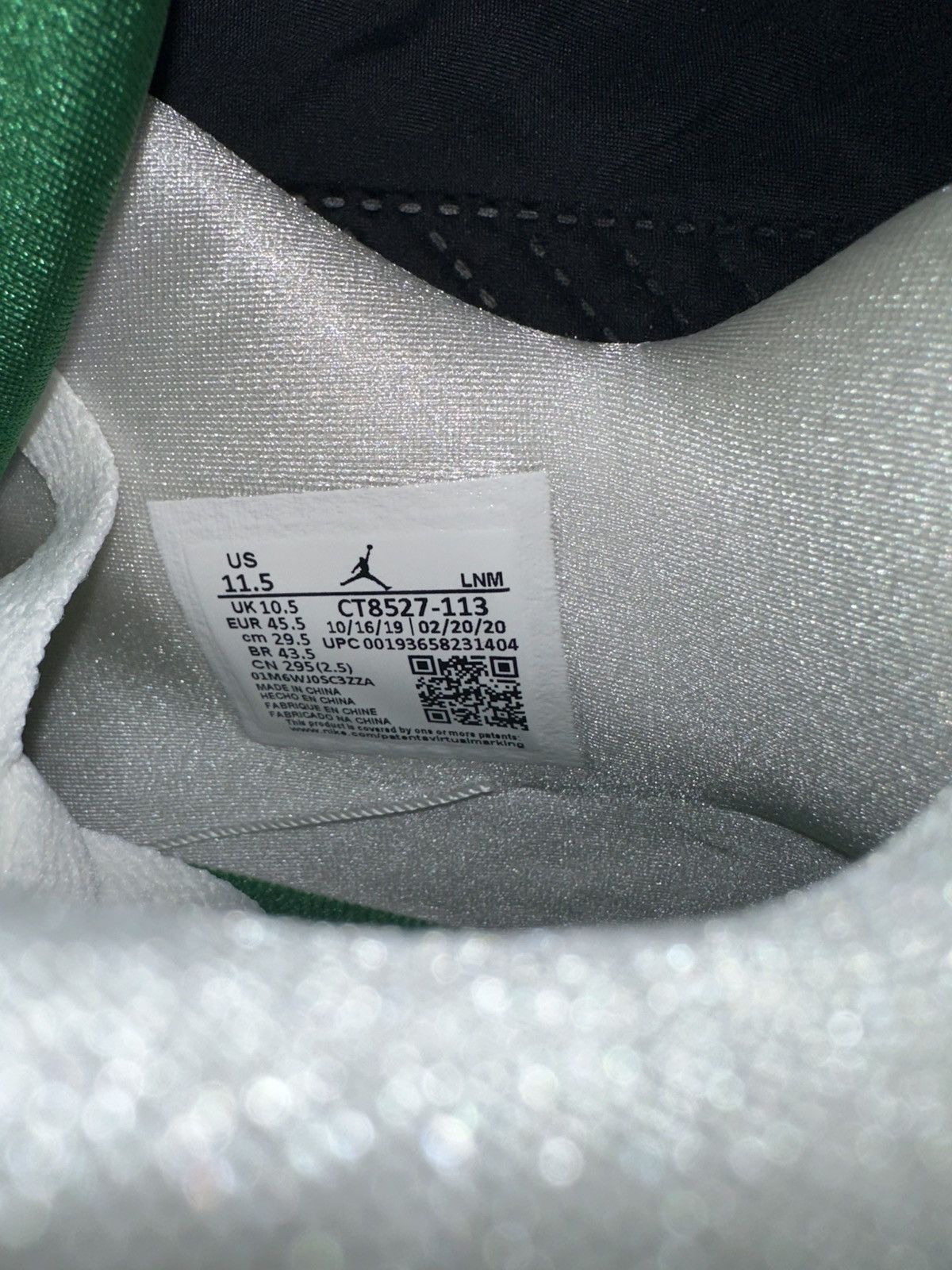 Air Jordan 4 “Metallic Green” (2020)