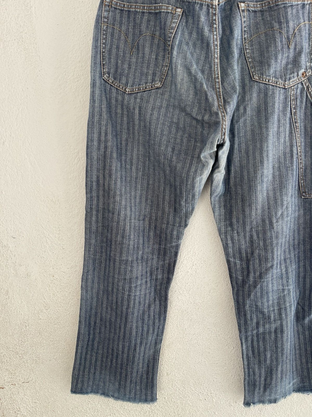 Hysteric Glamour Hysteric Glamour Kinky Hickory Carpenter Denim Frayed Hem Size US 33 - 3 Thumbnail
