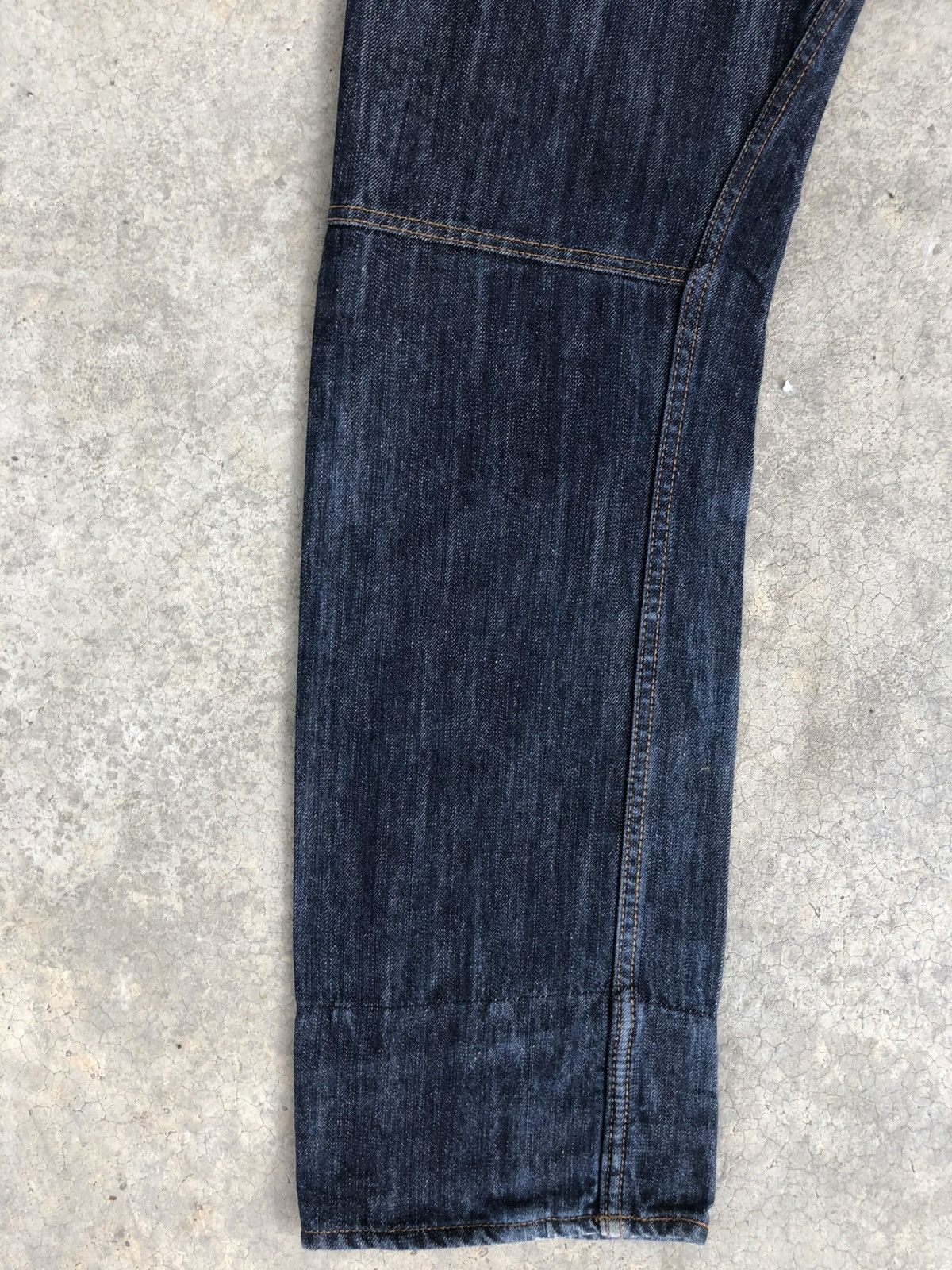 Hysteric Glamour Japanese Dominate Double Waist Embroidered Distressed Jeans Size US 33 - 11 Thumbnail