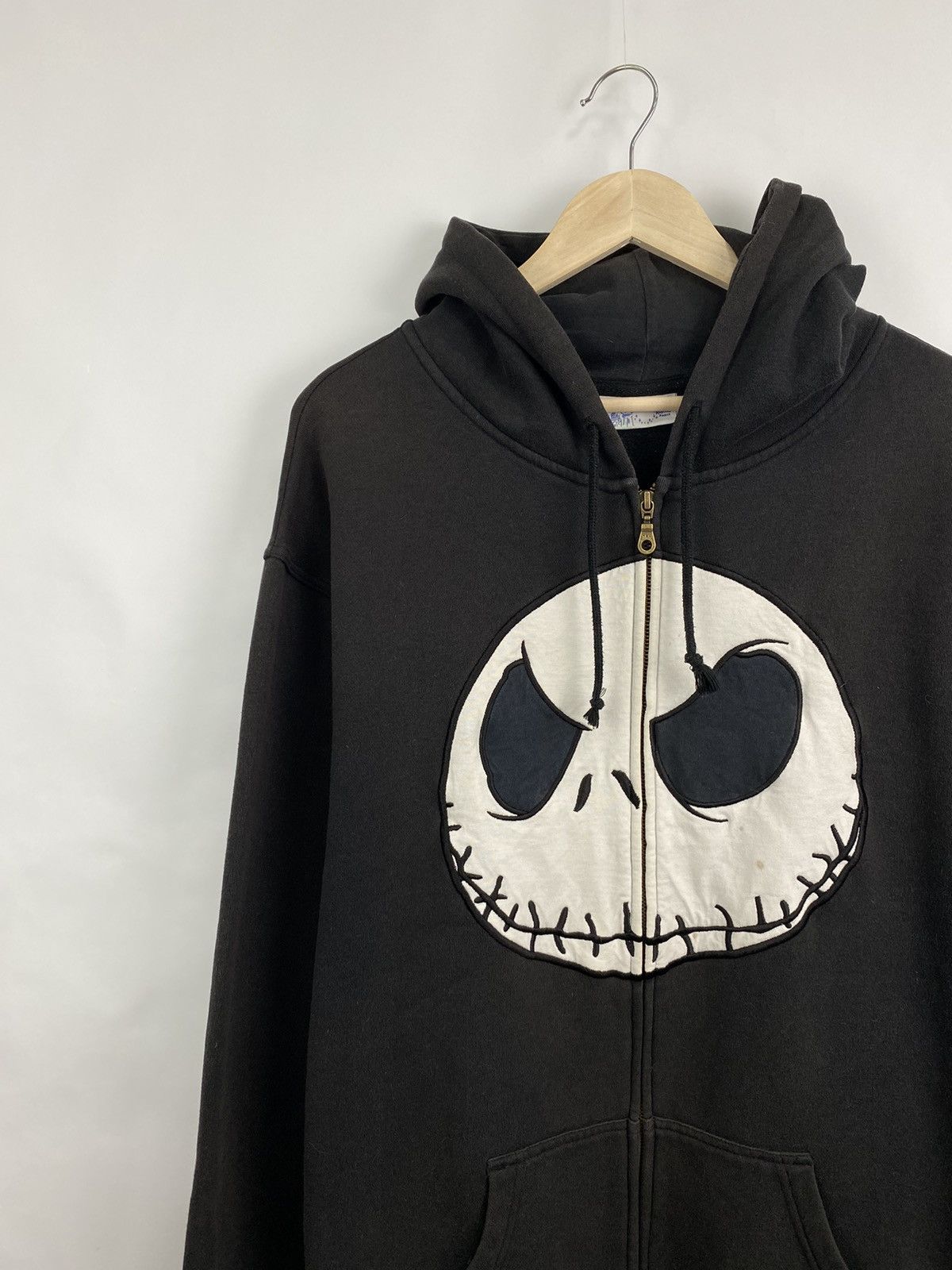 Disney Tim Burtons The Nightmare Before Christmas Skull Zip Hoodie Size US XXL / EU 58 / 5 - 2 Thumbnail