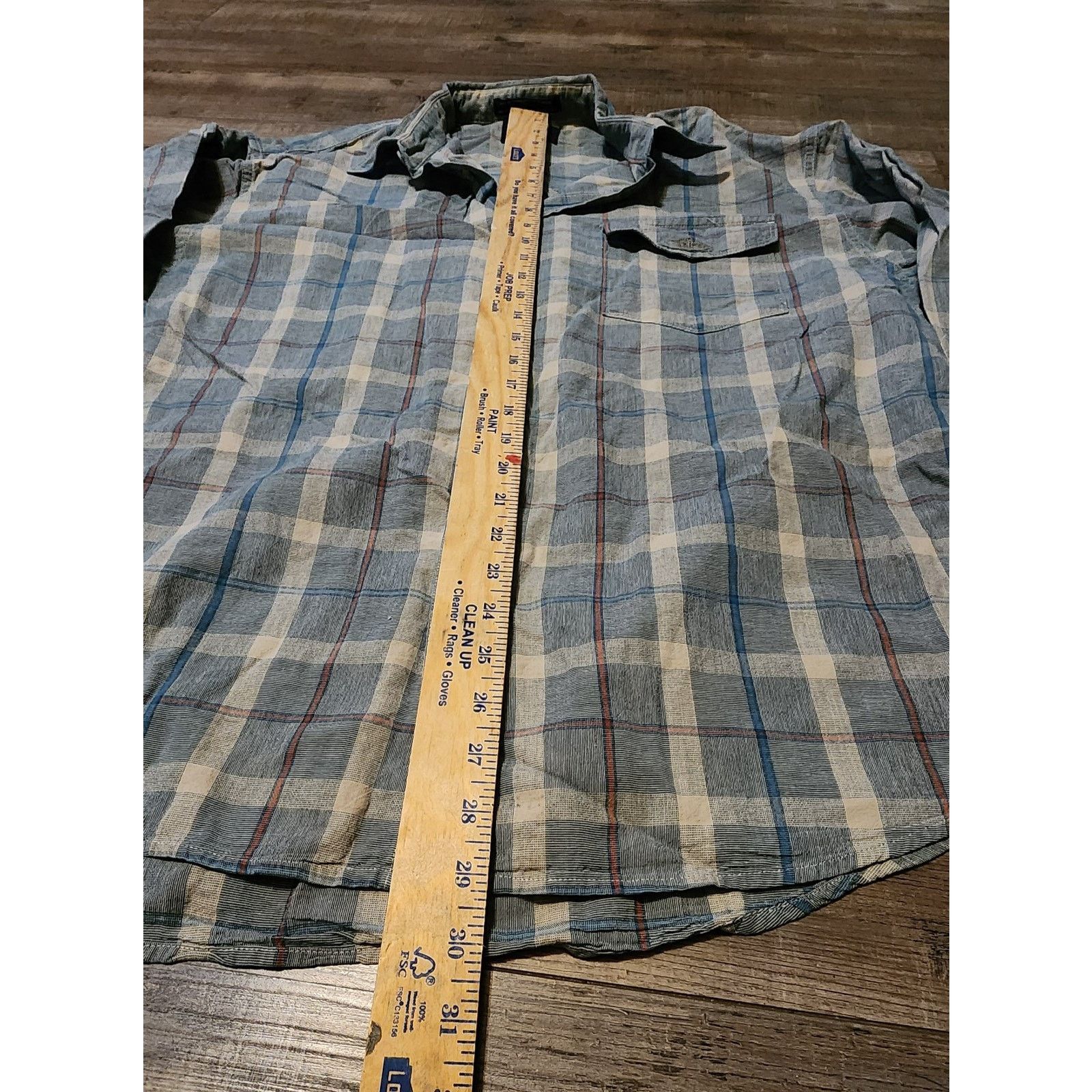 Dockers Dockers Blue Plaid Long Sleeve Button Up Shirt Sz Large 1407 Size US L / EU 52-54 / 3 - 2 Thumbnail