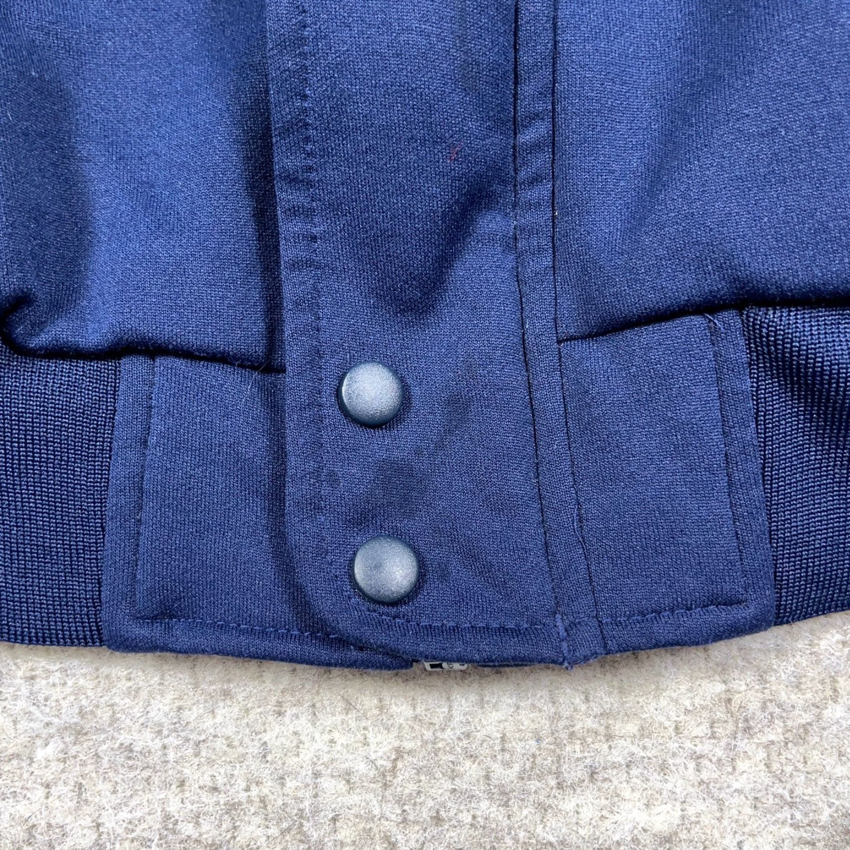 Nike VINTAGE Nike Jacket Men Medium Blue Red Varsity Bomber 90s Y2K Snap Lined Adult Size US M / EU 48-50 / 2 - 2 Thumbnail