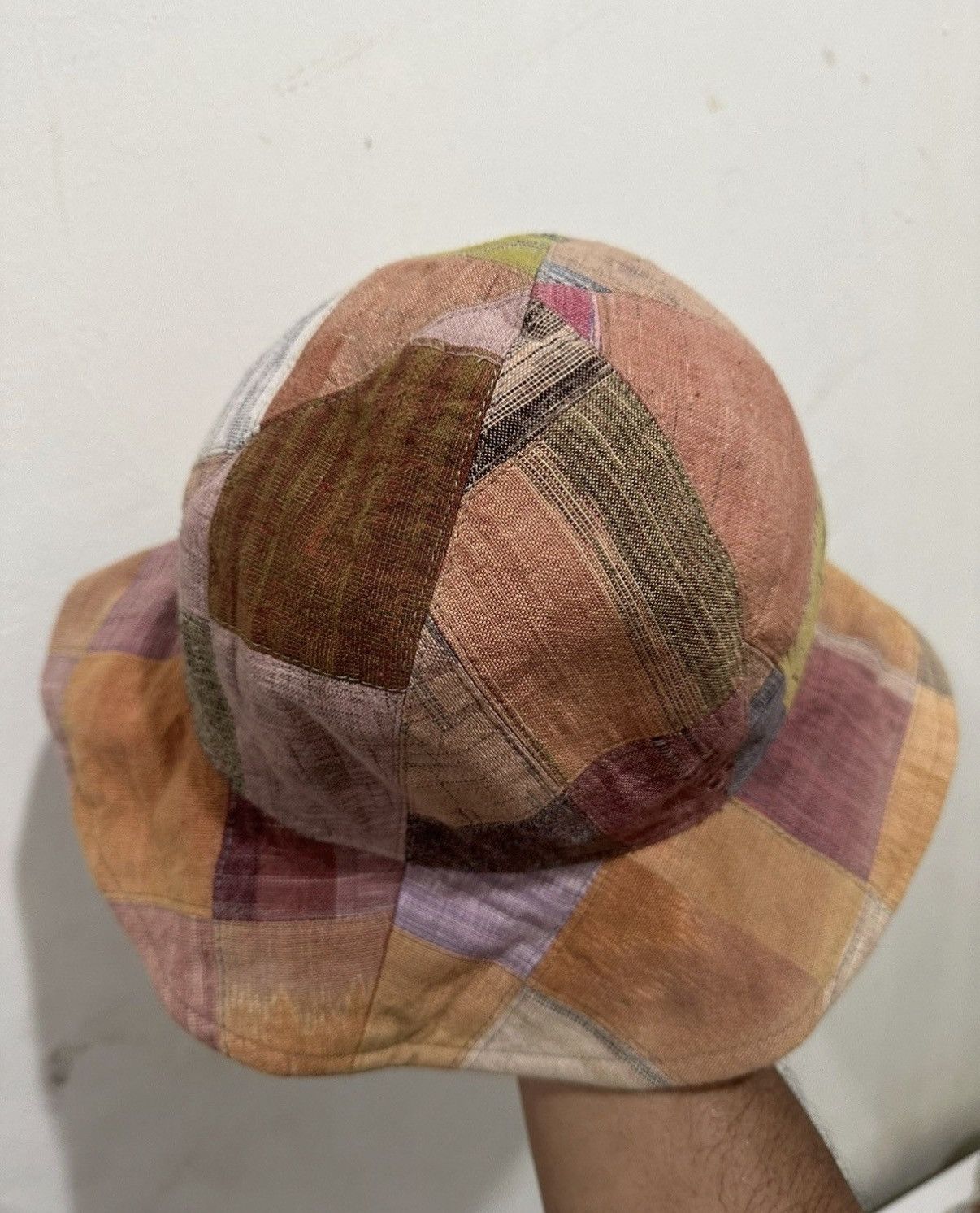 Japanese Brand VTG Patchwork Style Kapital Hat Size ONE SIZE - 4 Thumbnail