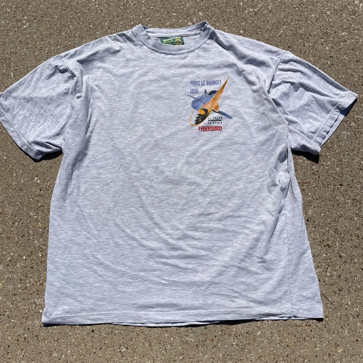 Other Vintage 1995 Paris Le Bourget Espace Aeronautique Tee XL Size US XL / EU 56 / 4 - 3 Thumbnail
