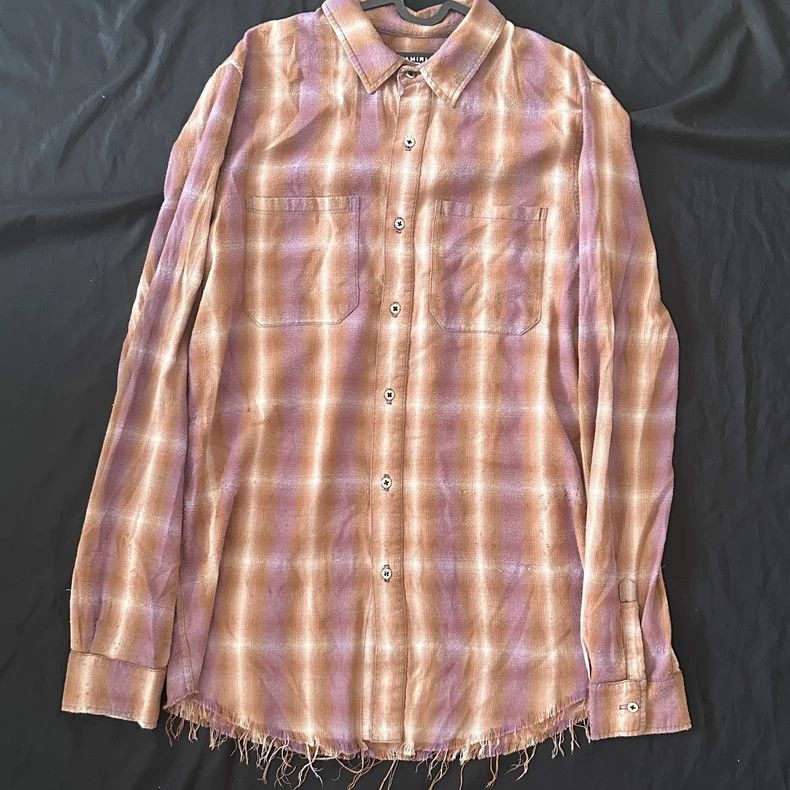 Amiri Amiri 16SS Shotgun Plaid Shirt Size US M / EU 48-50 / 2 - 1 Thumbnail