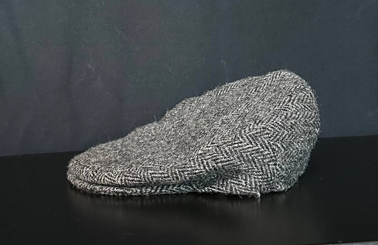 Harris Tweed × Vintage Harris Tweed newsboy cap Vintage Cap Hat wool Mens Size ONE SIZE - 2 Thumbnail