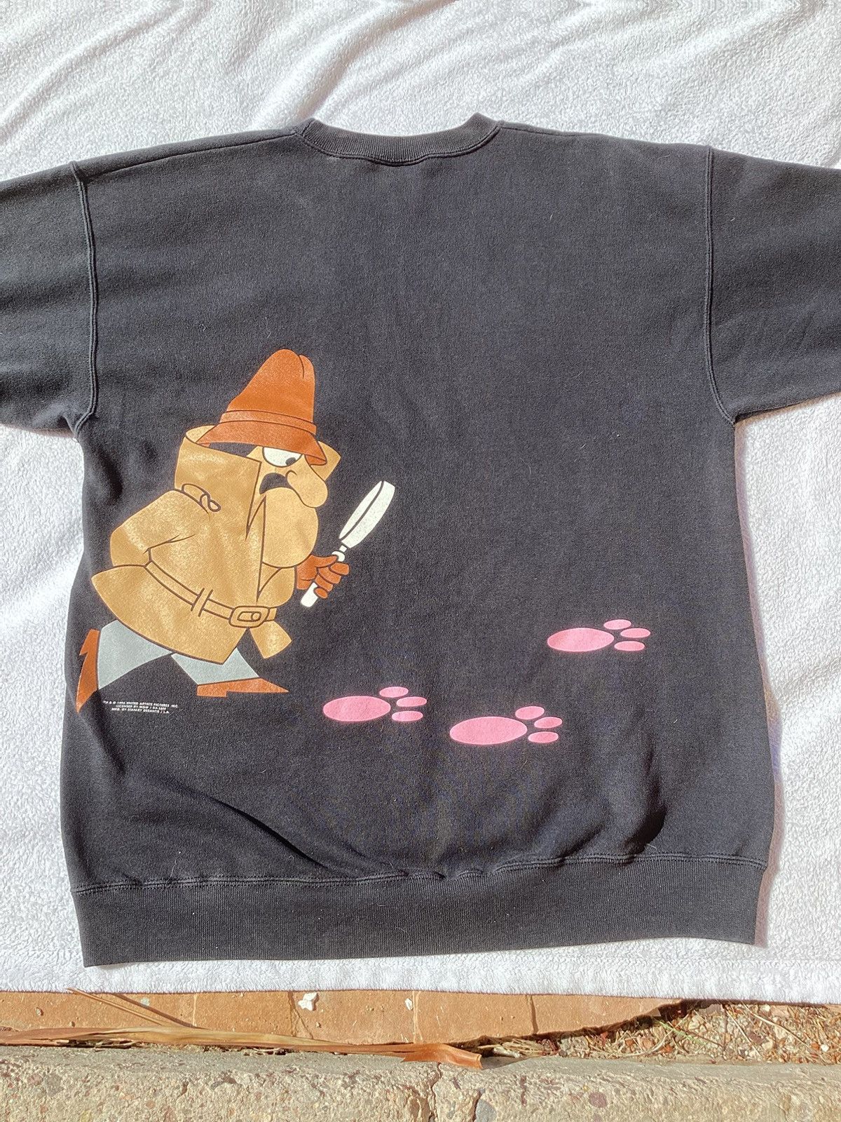 Other Vtg 96 pink Panther MGM Stanley DeSantis USA made sweatshirt Size US L / EU 52-54 / 3 - 3 Thumbnail