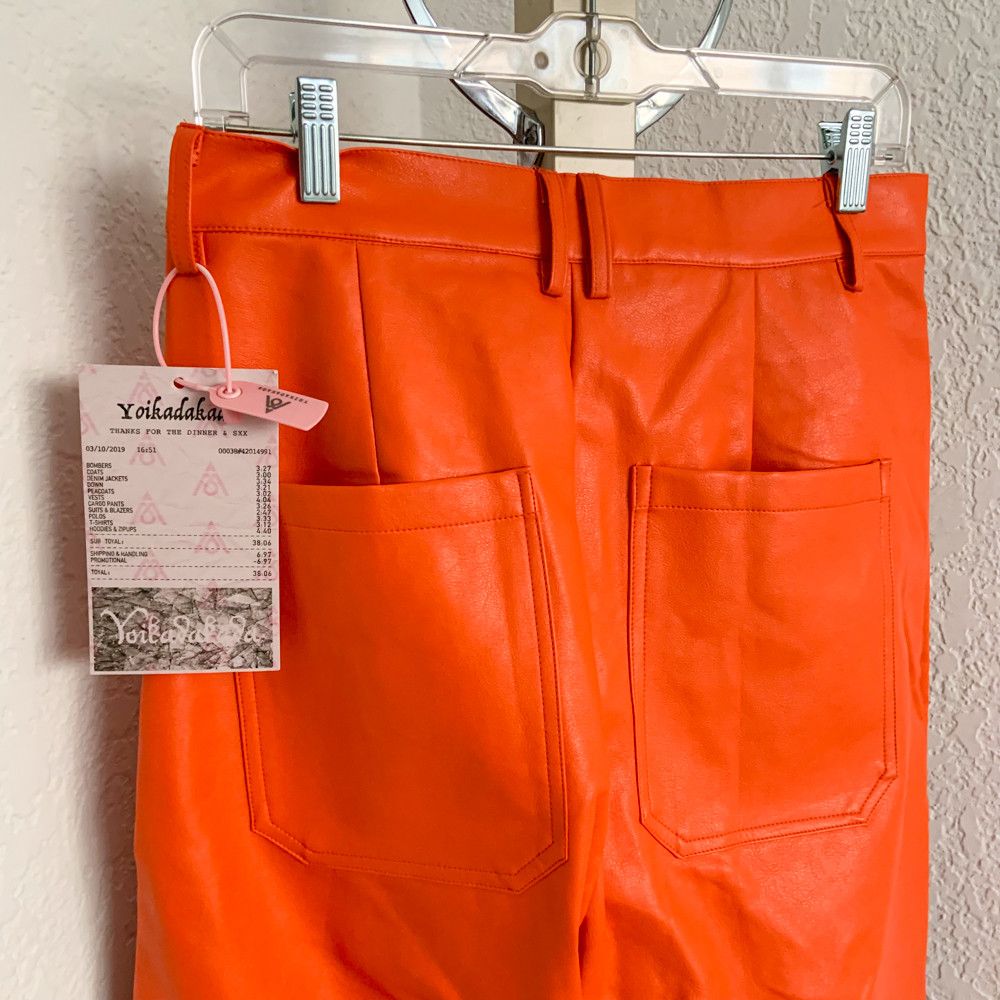 Doublet NWT Yoikadakada Vegan Leather Fireman Pants Size US 34 / EU 50 - 7 Thumbnail