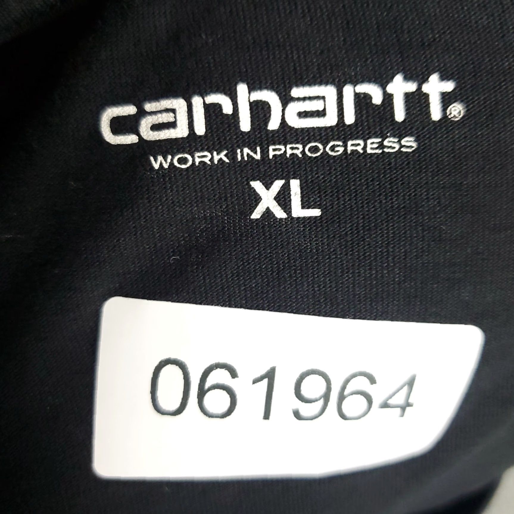 Carhartt Carhartt T-Shirt Mens XL Black Long Sleeve Casual Crew Neck Woven Cotton Classic Sports Size US XL / EU 56 / 4 - 8 Thumbnail