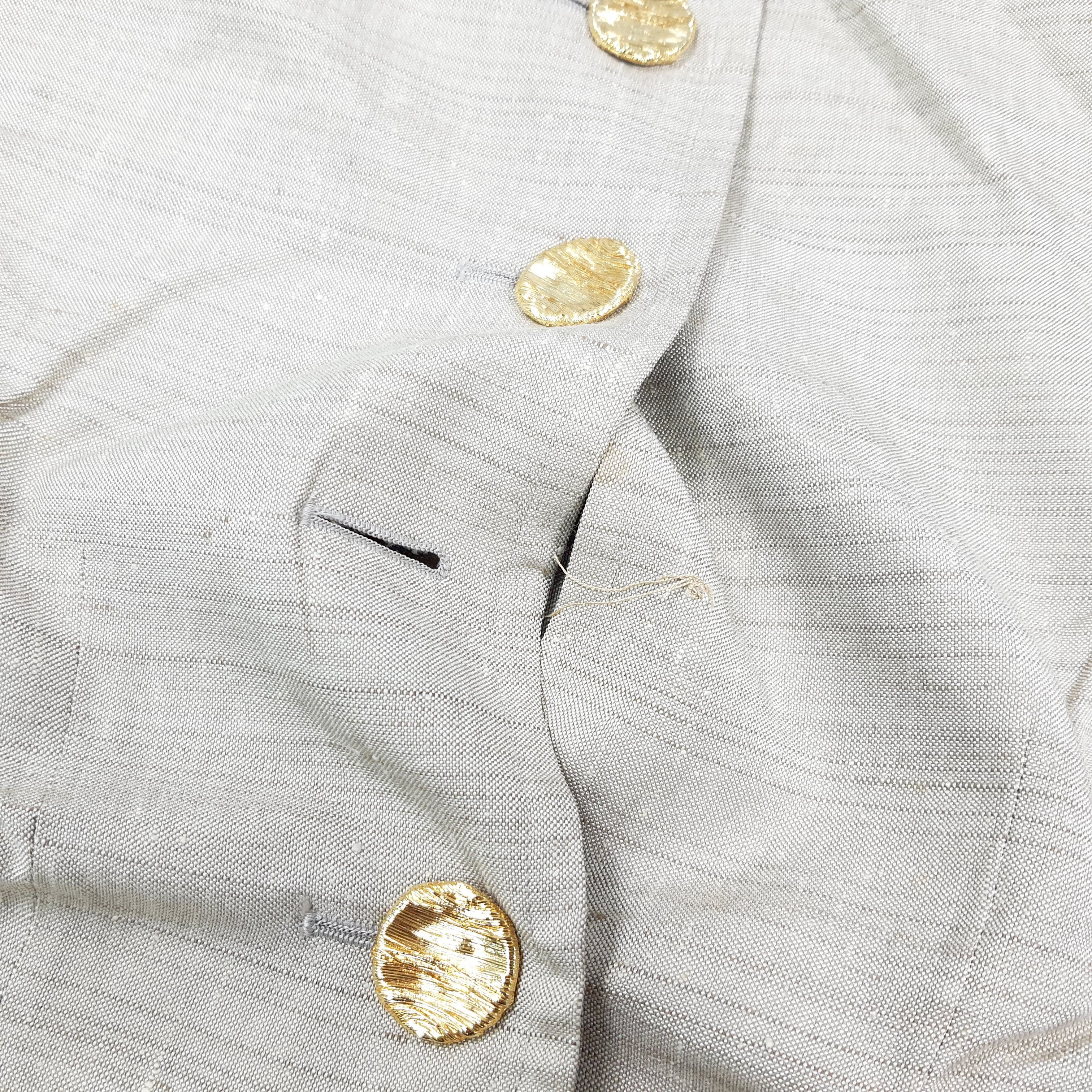 Yves Saint Laurent Vintage Yves Saint Laurent Rive Gauche Style Textured Blazer Size XS / US 0-2 / IT 36-38 - 12 Thumbnail