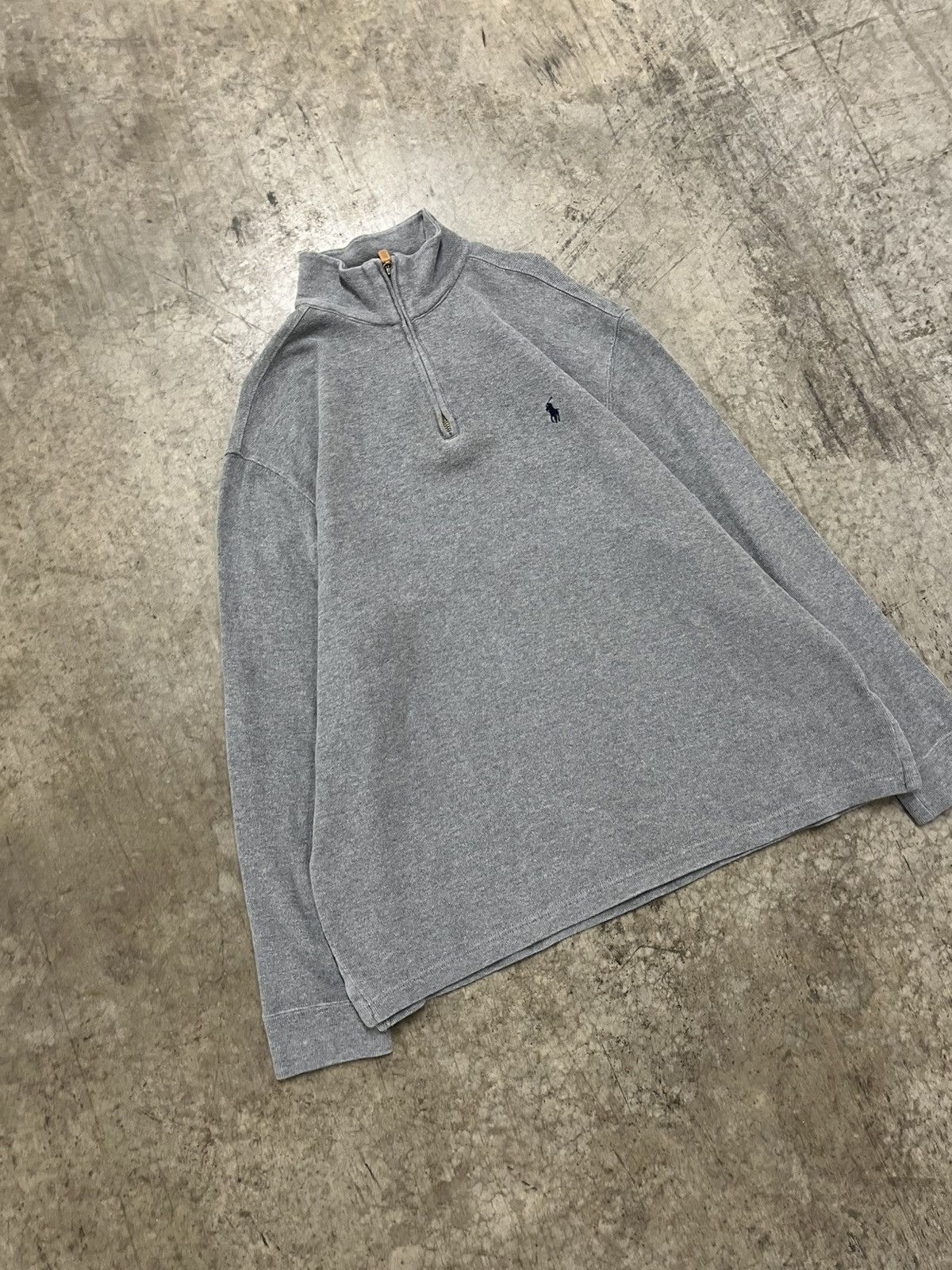 Polo Ralph Lauren × Vintage Polo Ralph Lauren vintage 1/4 zip sweatshirt preppy hype Size US L / EU 52-54 / 3 - 4 Thumbnail
