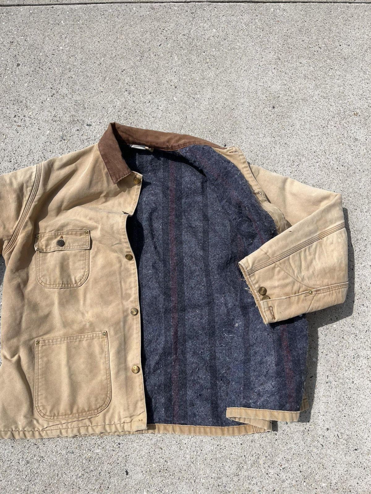 Carhartt Vintage 80s/90s Carhartt chore jacket Size US XL / EU 56 / 4 - 2 Thumbnail