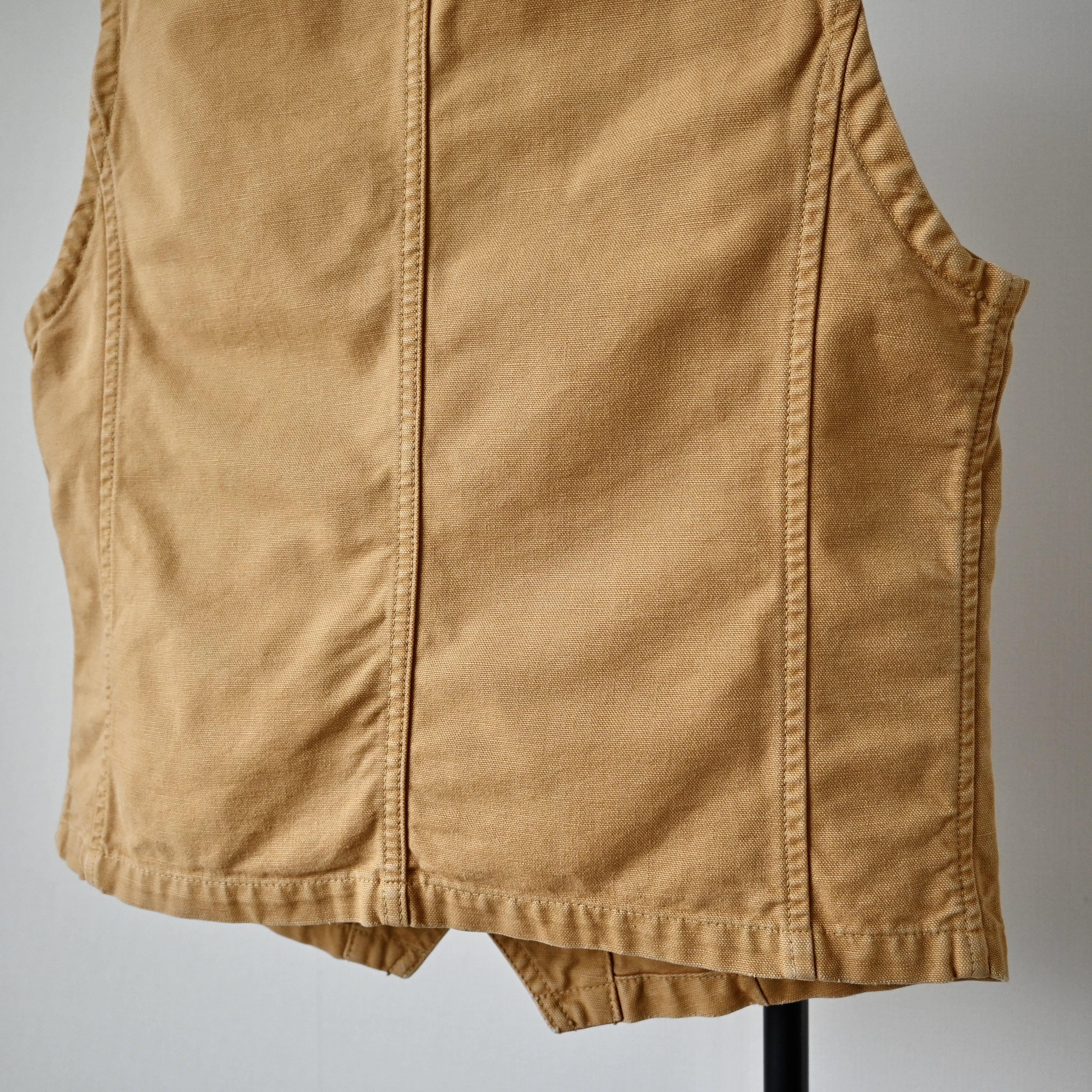 Blue Blue Japan BLUE H.R. MARKET cotton canvas engineer vest made in Japan Size US M / EU 48-50 / 2 - 3 Thumbnail