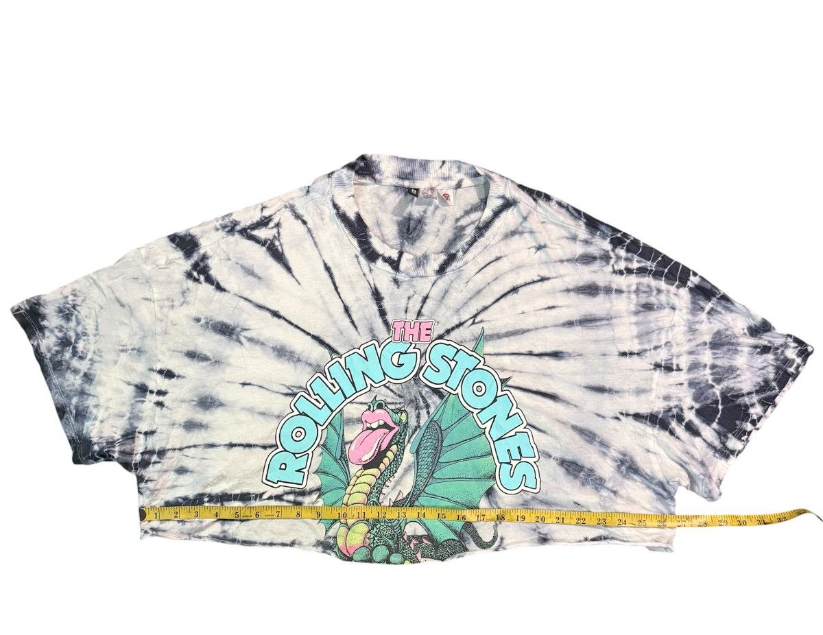 Band Tees The Rolling Stones Crop Top Shirt Dragon Print Women's Size XL / US 12-14 / IT 48-50 - 4 Thumbnail