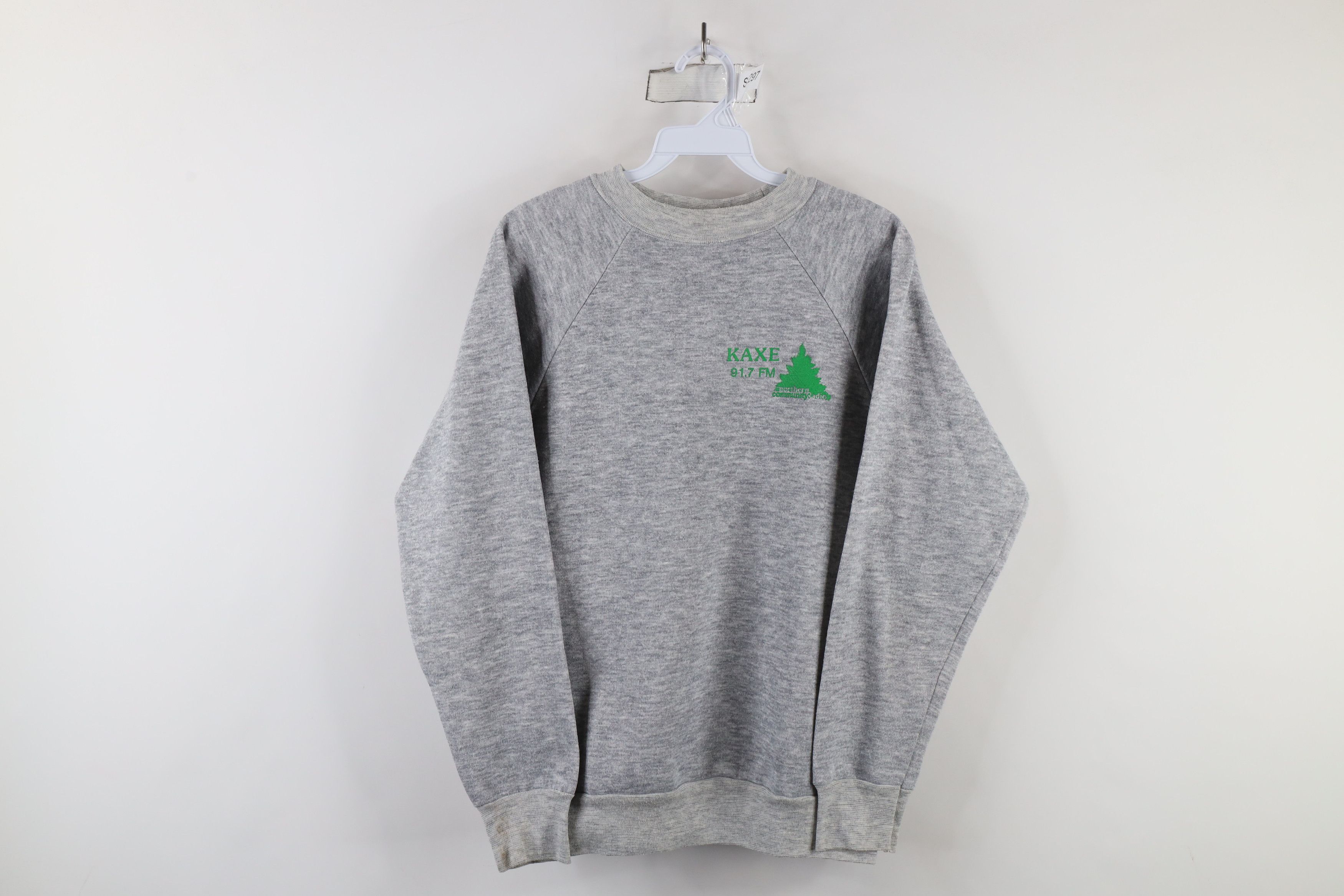Vintage Vintage 70s 80s KAXE 91.7 FM Radio Triblend Sweatshirt USA Size US M / EU 48-50 / 2 - 1 Thumbnail