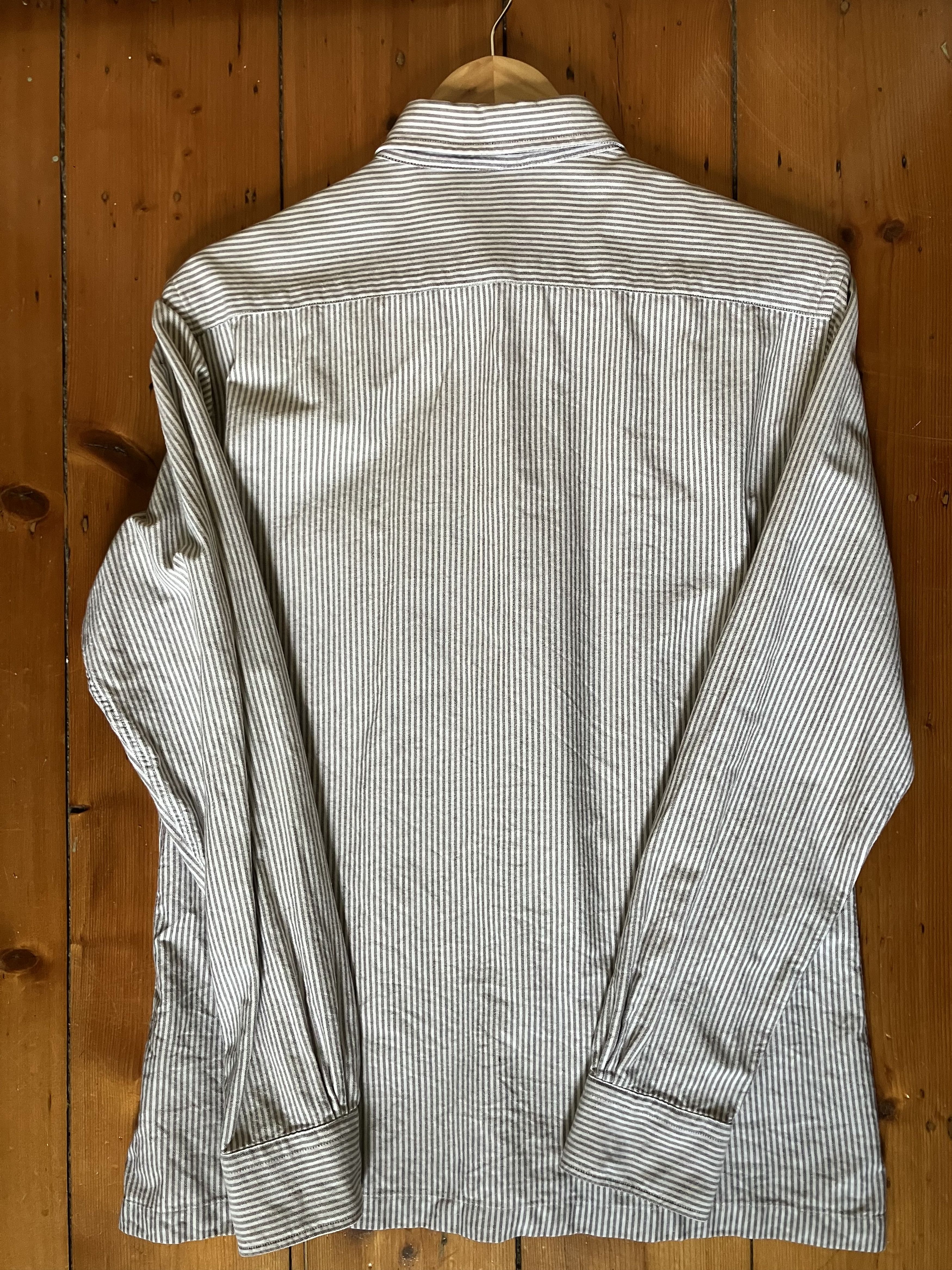 Christian Kimber Christian Kimber Stripe OCBD Shirt Size US M / EU 48-50 / 2 - 2 Thumbnail