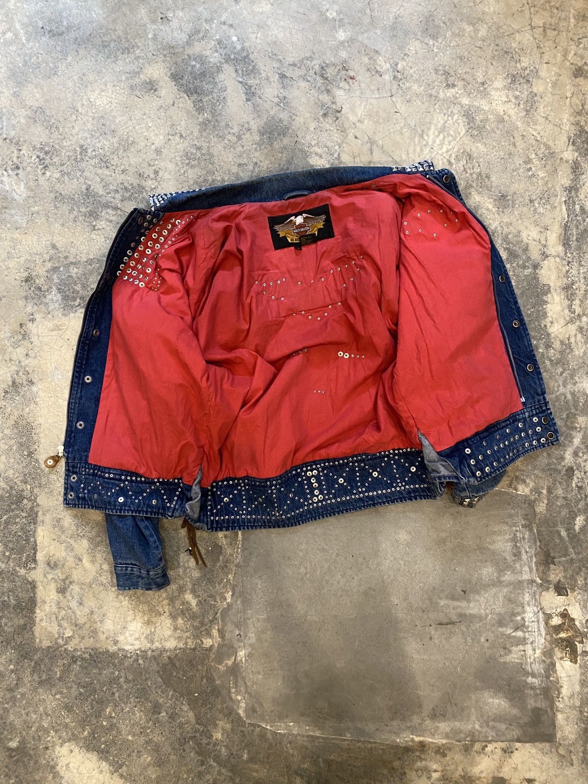 Harley Davidson Vintage Harley Davidson Denim Jacket Size US M / EU 48-50 / 2 - 13 Thumbnail