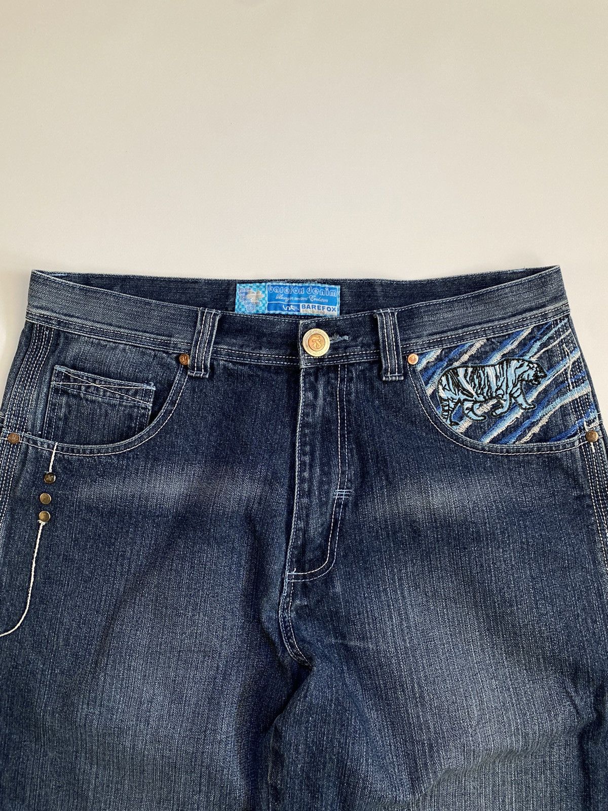 Bare Fox × JNCO × Southpole Rare Barefox baggy denim Size US 36 / EU 52 - 4 Thumbnail