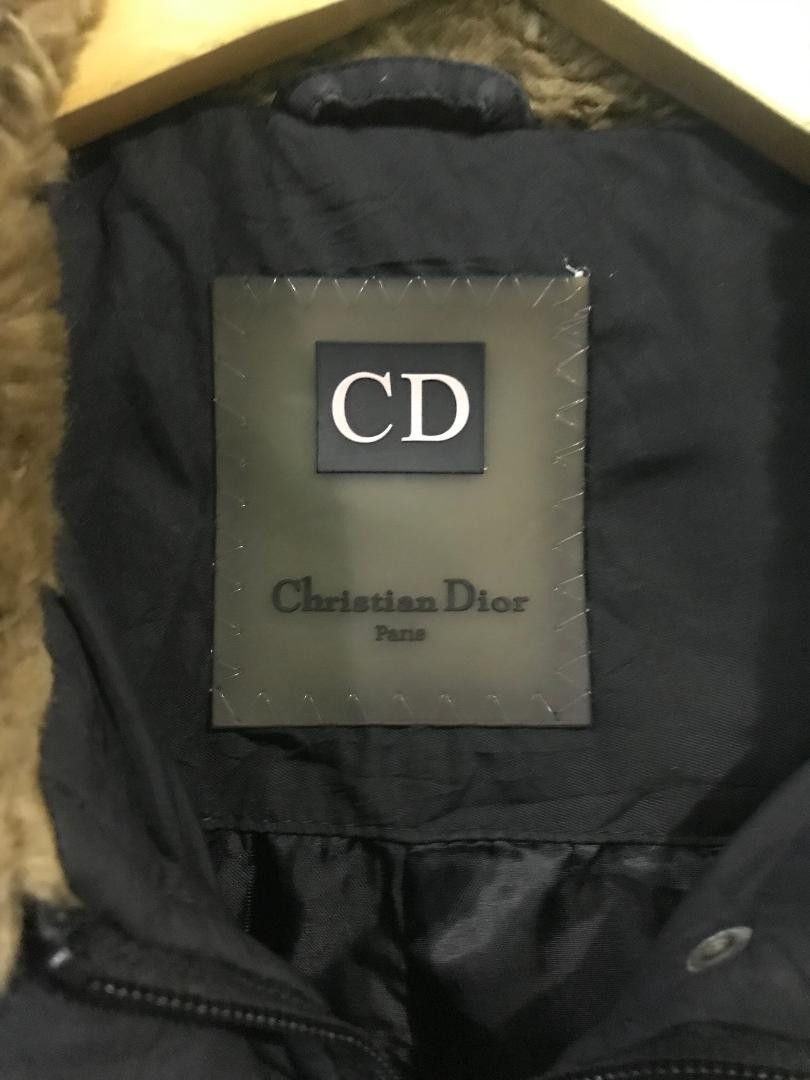 Christian Dior Monsieur christian dior rare vintage aviator jacket faux cd logo fur Size M / US 6-8 / IT 42-44 - 8 Thumbnail