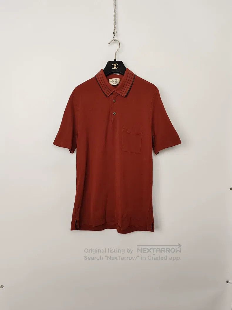 Hermes Hermes Men's H Embroidery Polo Shirt Size US M / EU 48-50 / 2 - 1 Thumbnail