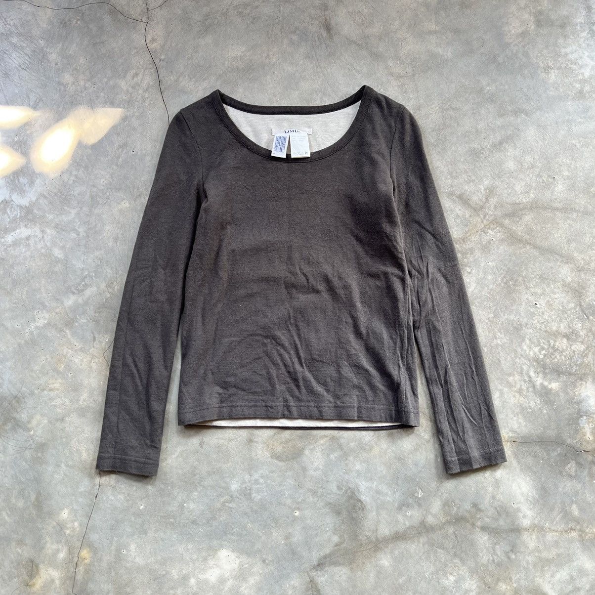 image of Limi Feu Longsleeve Shirt in Grey, Men's (Size Small)